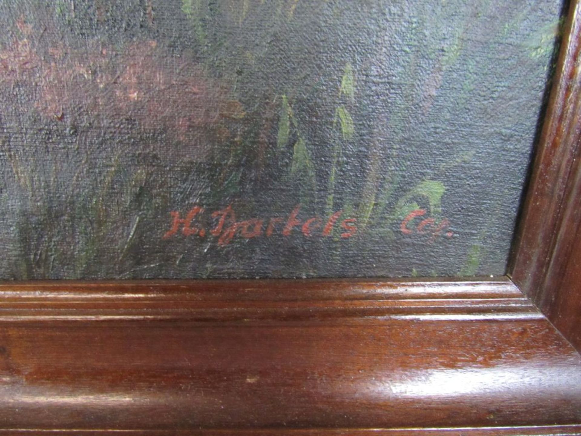Ölgemälde auf Leinen signiert Barthels - Image 3 of 11