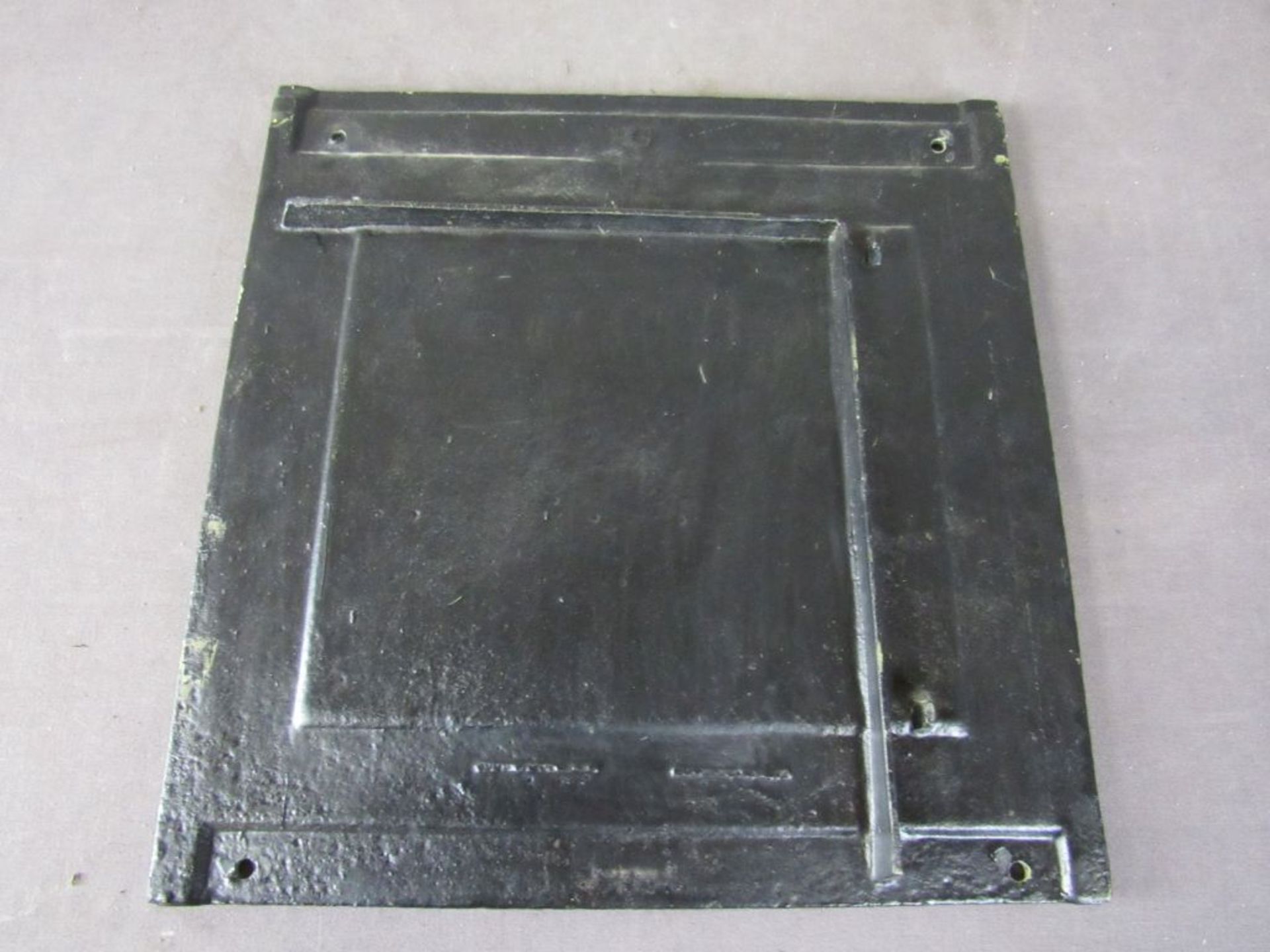 Gußeiserne Platte ca.33x32cm um - Image 5 of 5