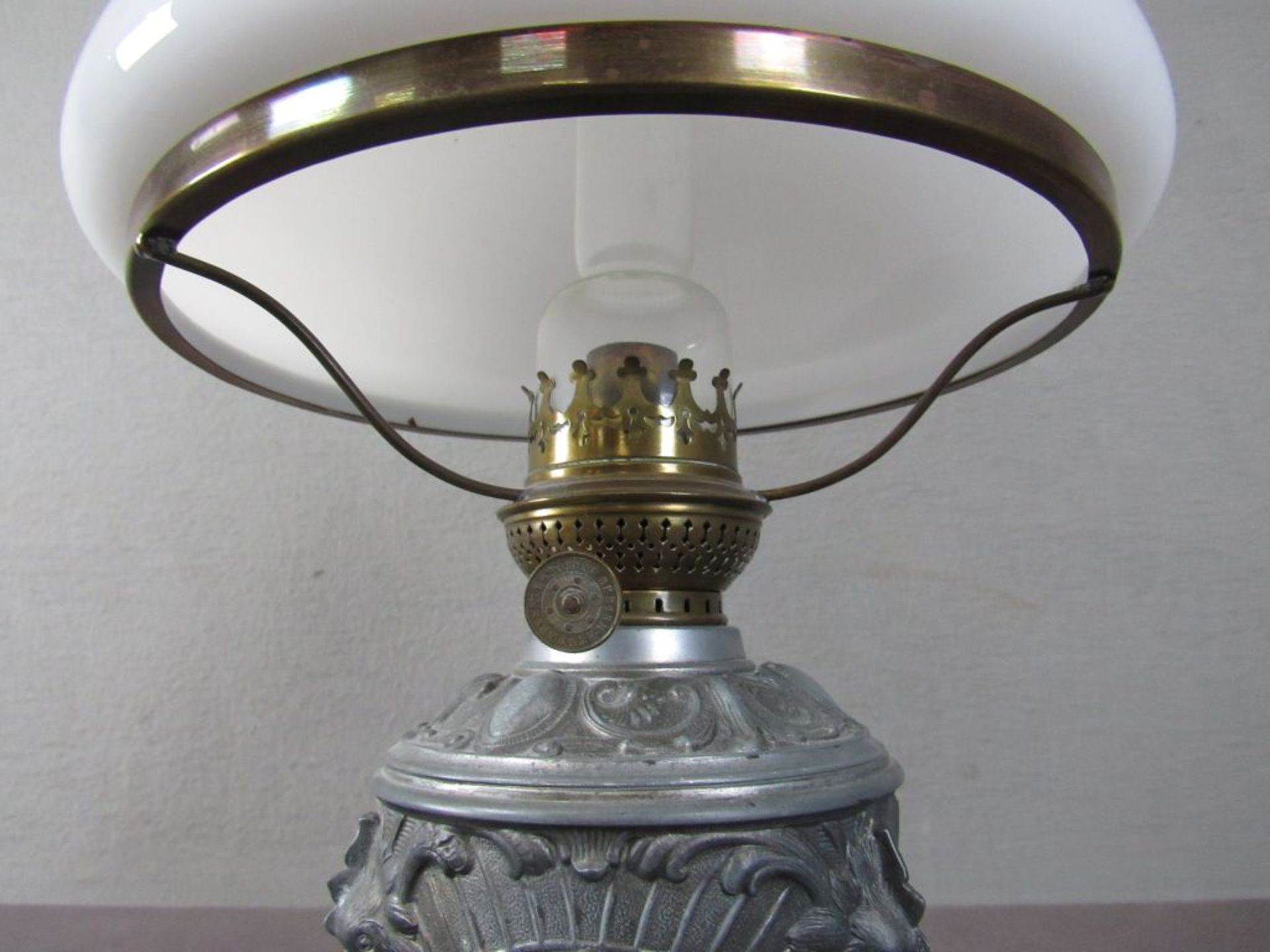 Petroleumlampe um 1880 Historismus - Image 4 of 6