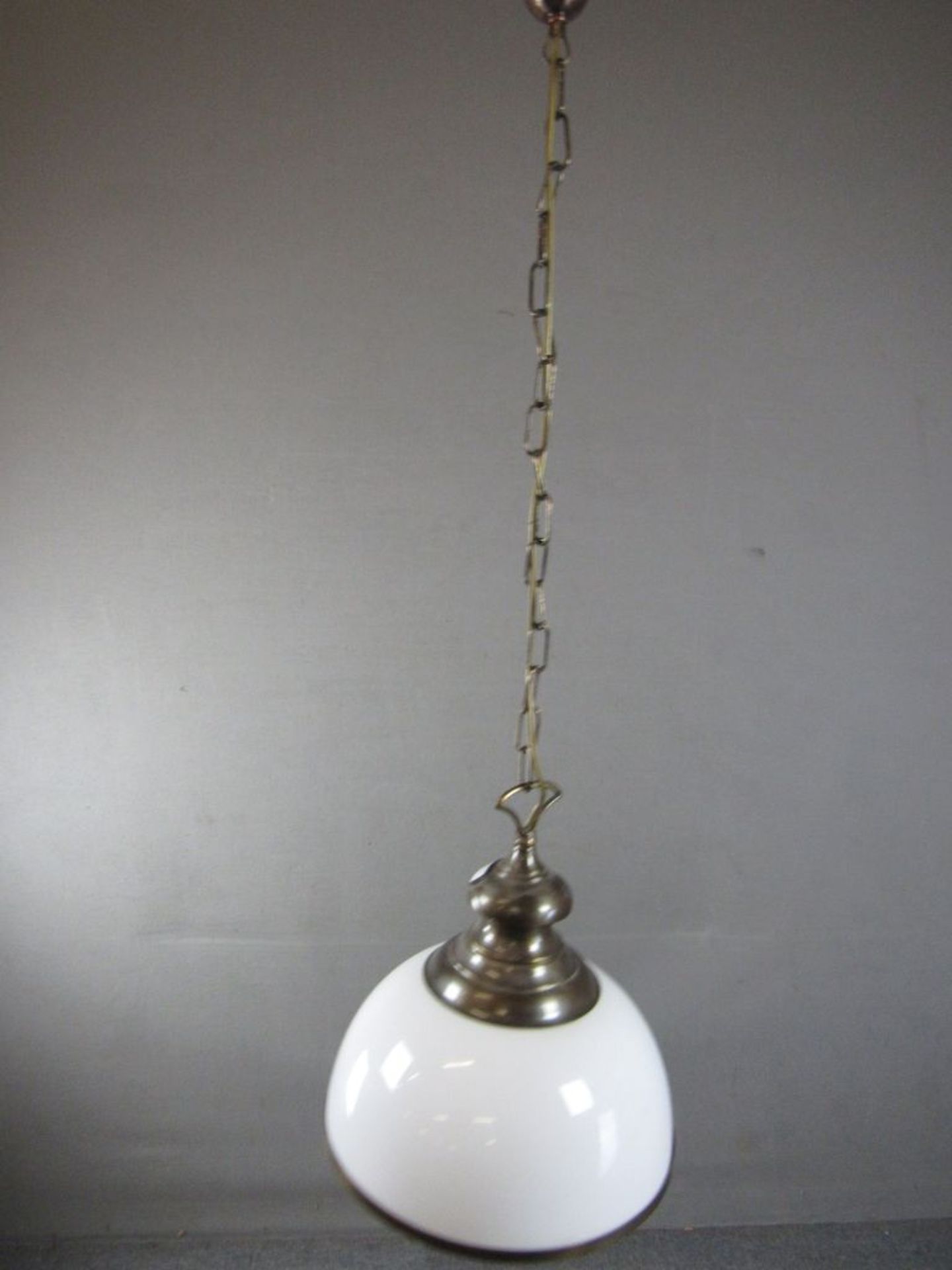 Deckenlampe Glas und Metall 34cm