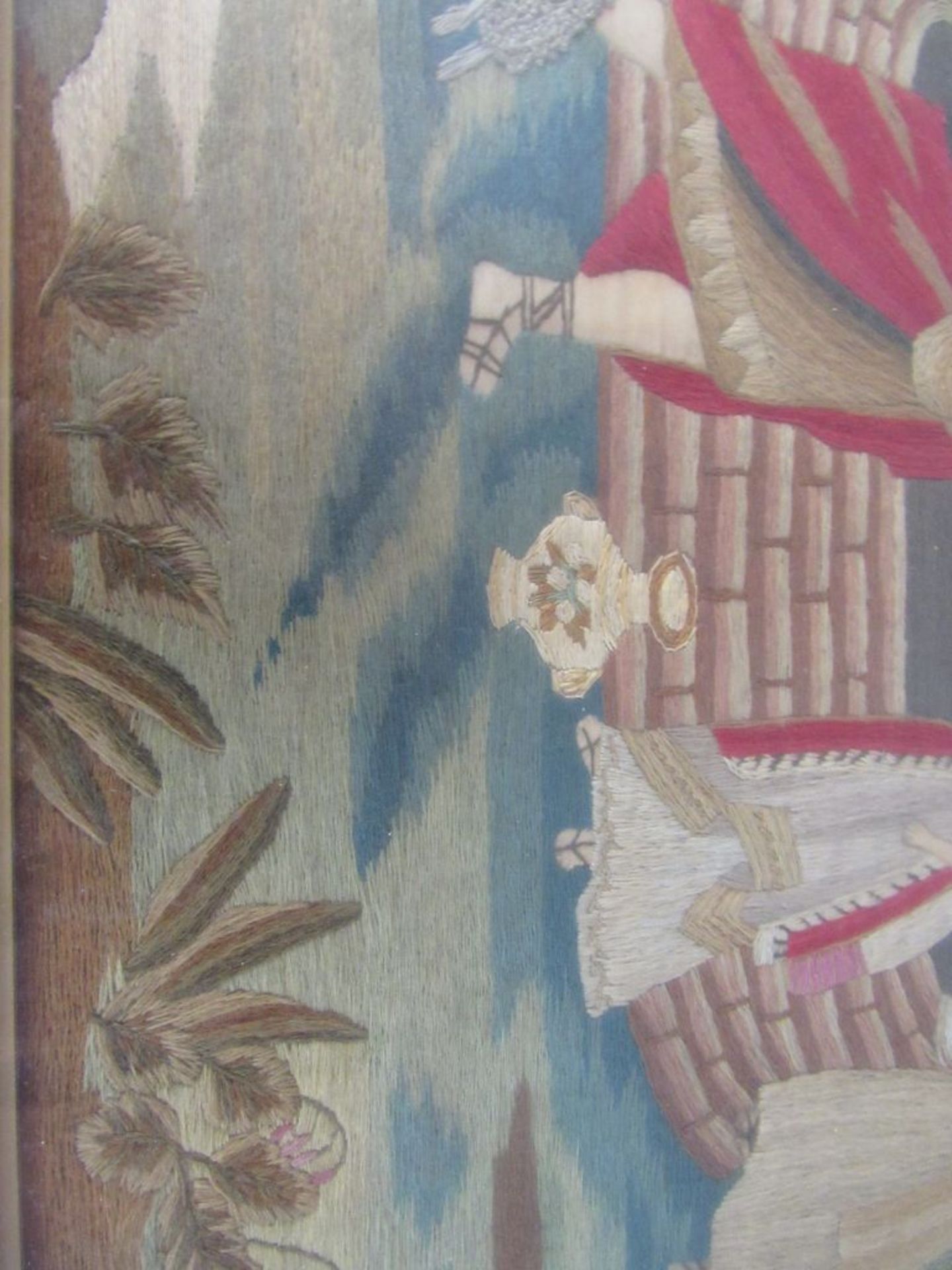 Antikes Bild orientalisch teilweise - Image 9 of 11