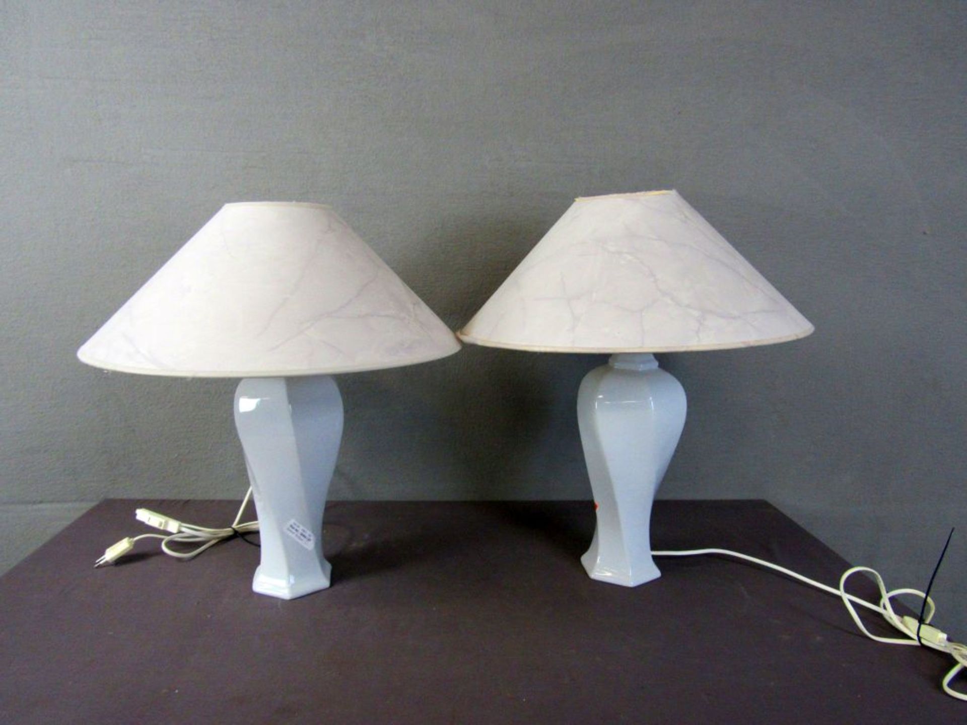 Zwei Tischlampen 50cm hoch
