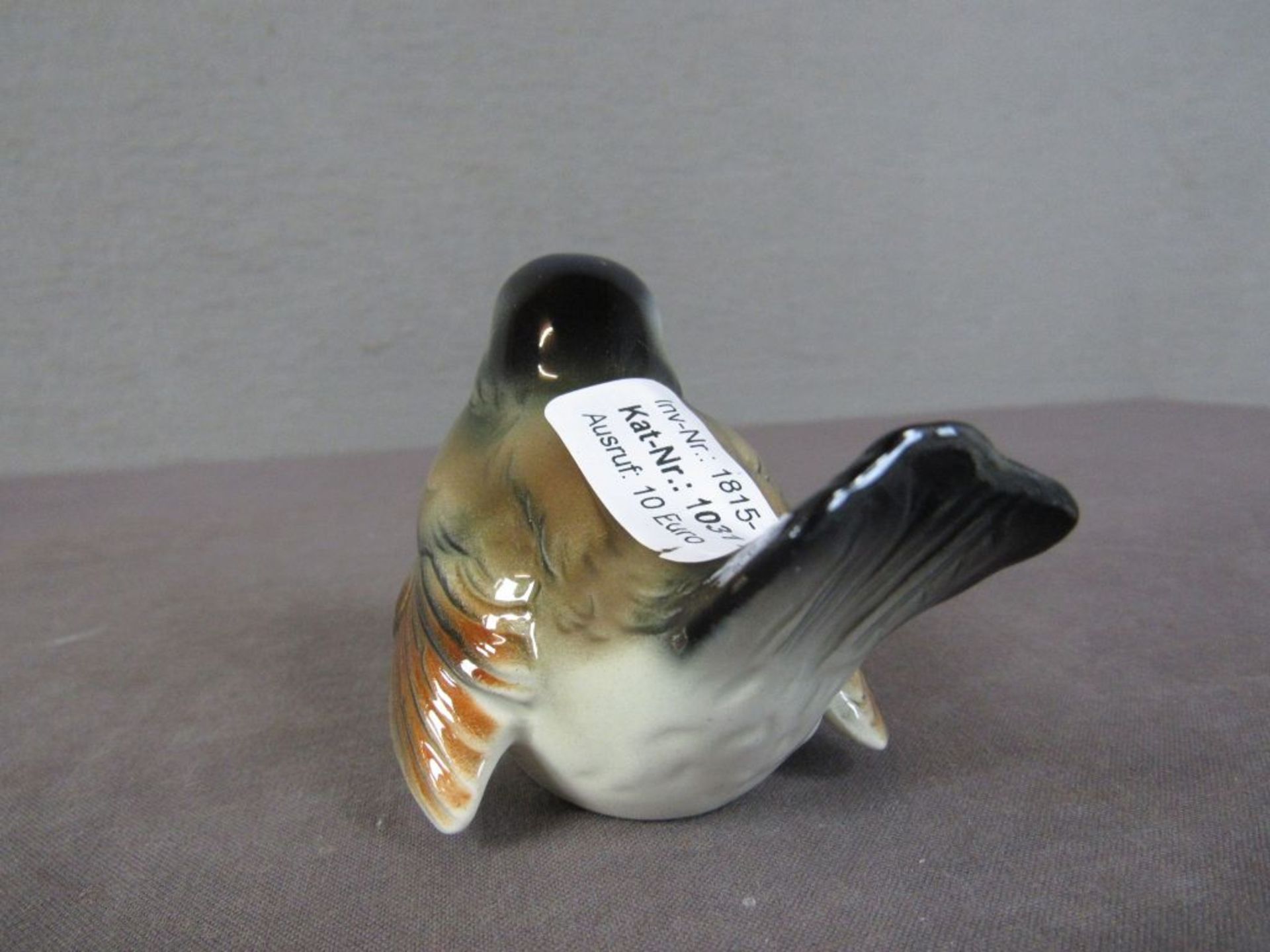 Porzellanfigur Goebel Spatz ca.7cm - Bild 4 aus 6