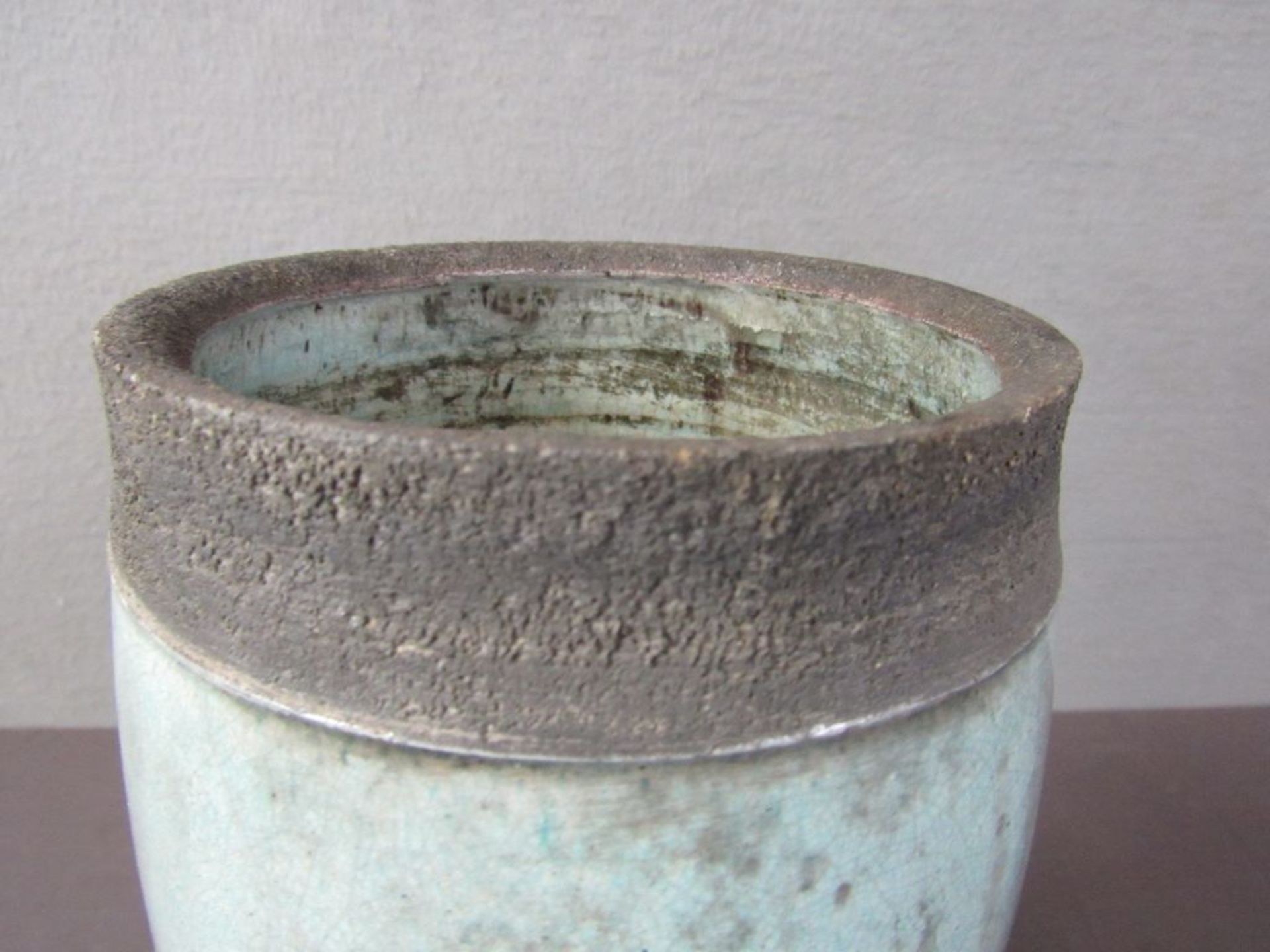 Große Studio Keramik Vase Raku - Bild 4 aus 6