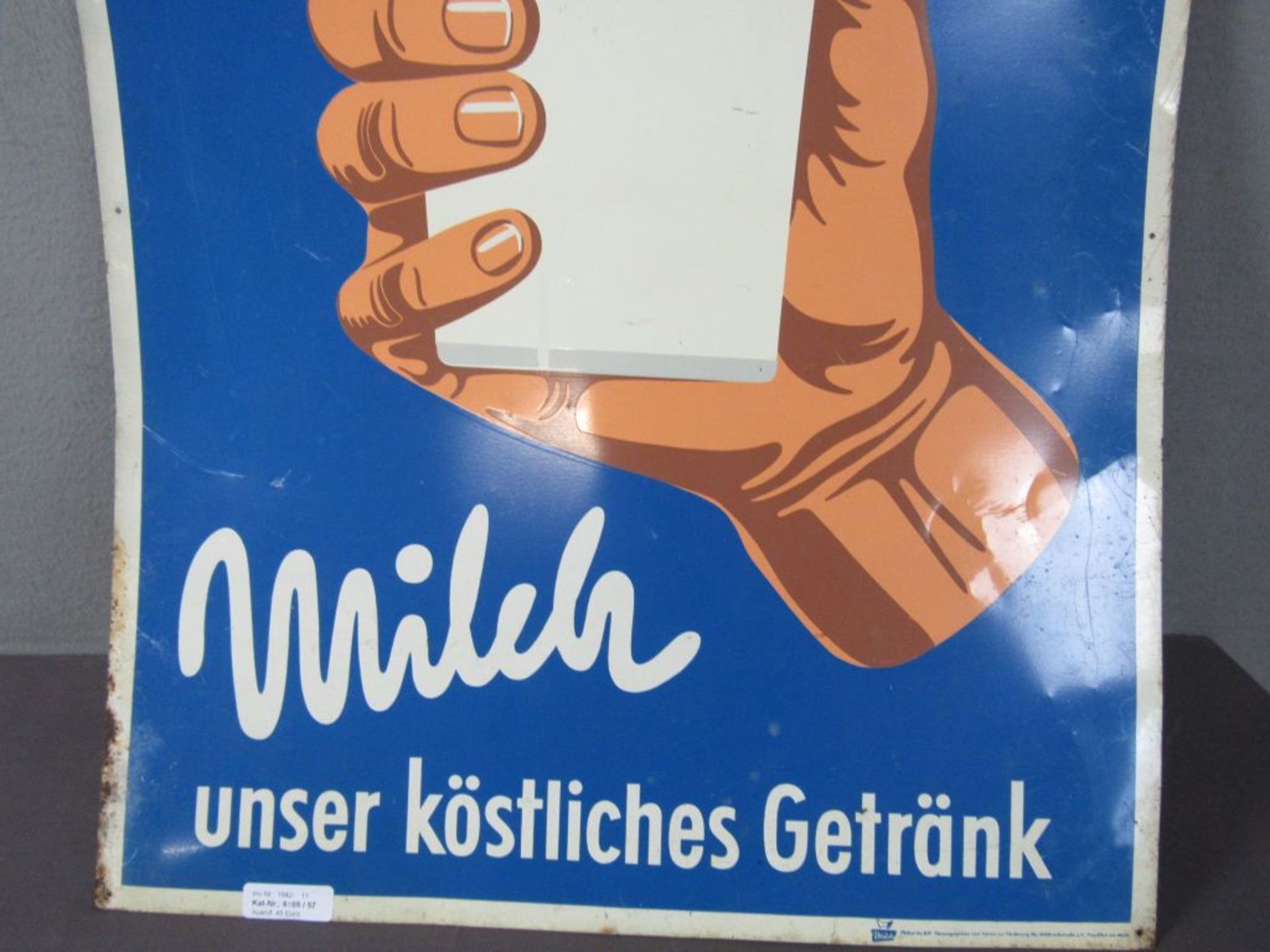 Werbeplakat Milch Blech ca. 60x80cm - Bild 3 aus 5