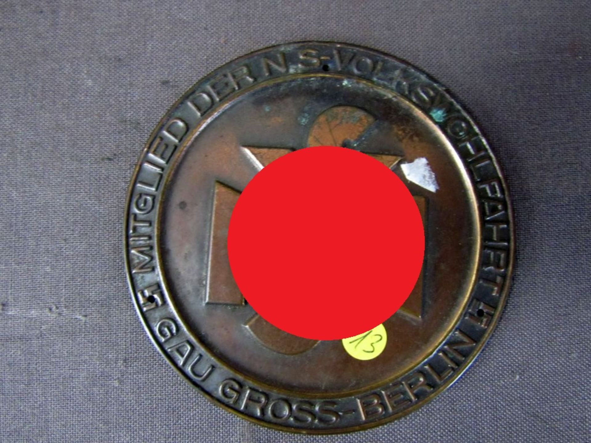 Orden Abzeichen 3. Reich Plakette