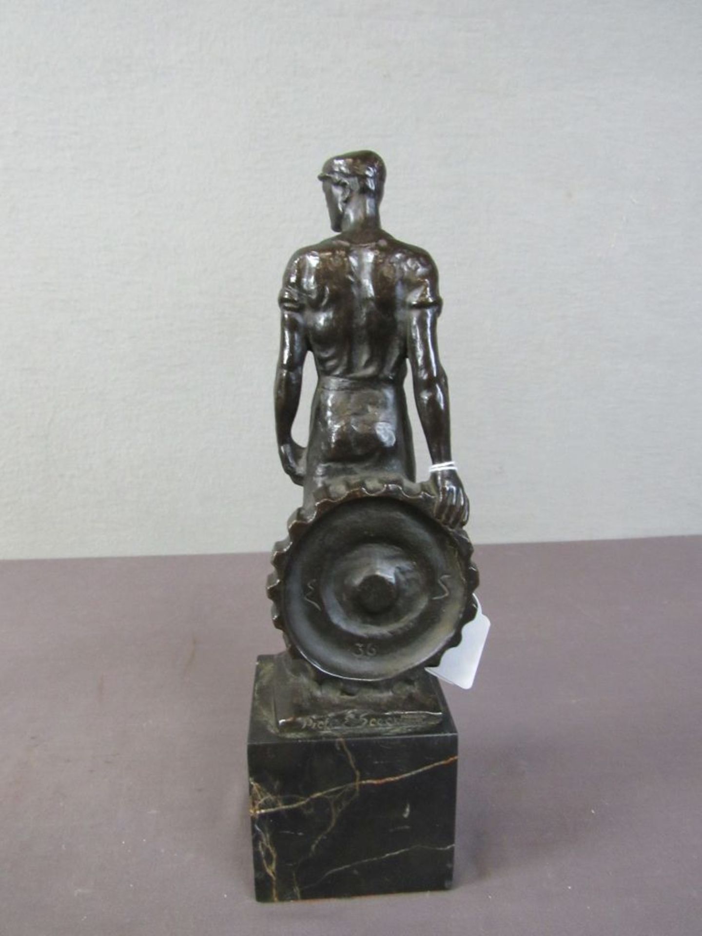 Bronzeskulptur Ernst Seger 30er Jahre - Bild 4 aus 8