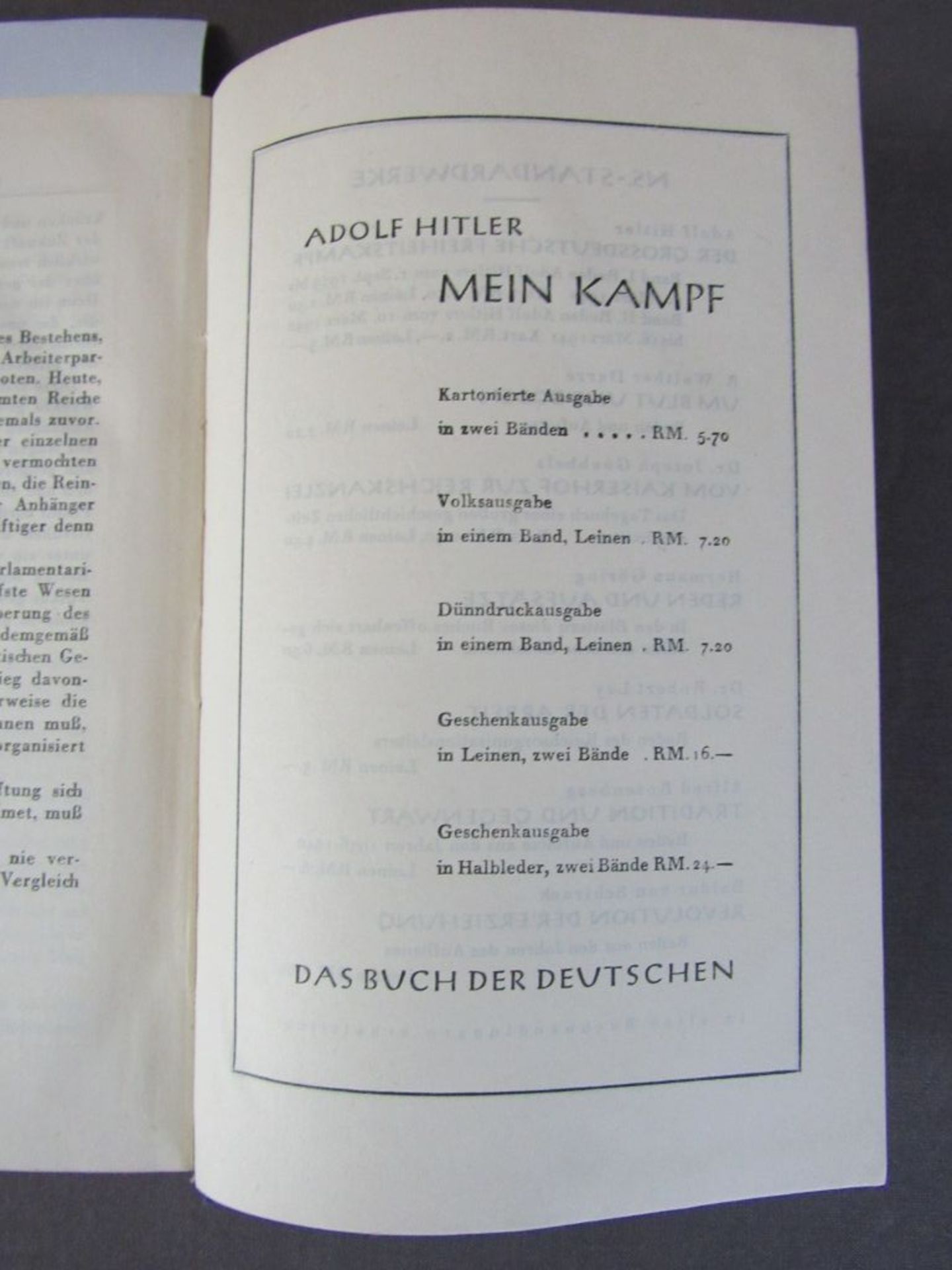 Buch Adolf Hitler mein Kampf blauer - Bild 8 aus 8