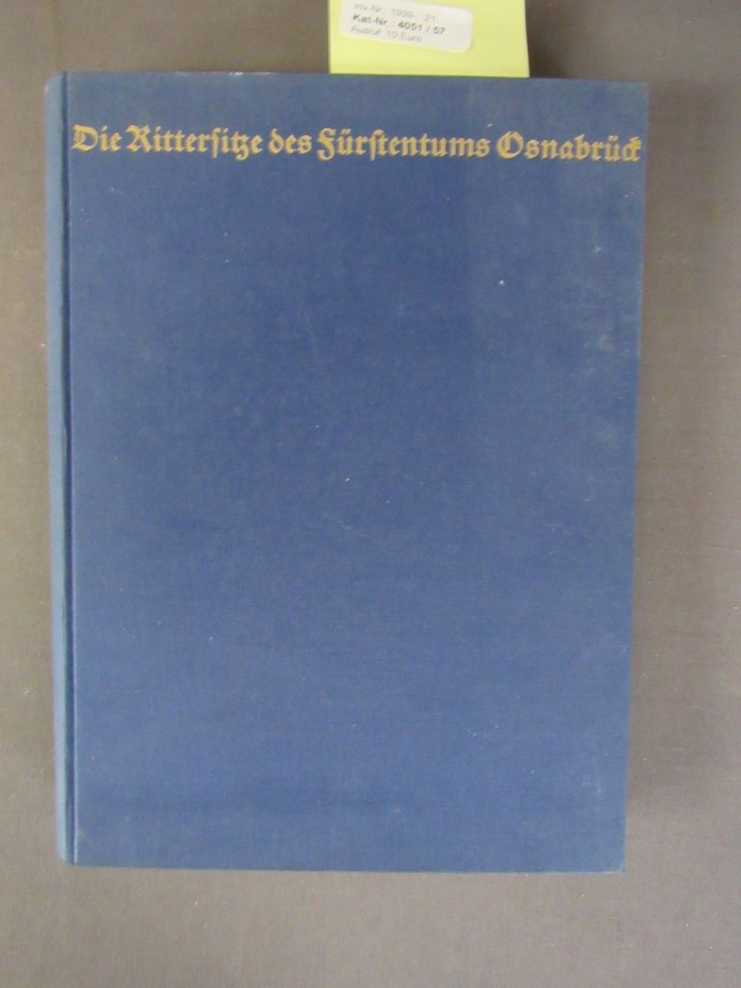 Die Rittersitze des Fürstentums Osnabrück