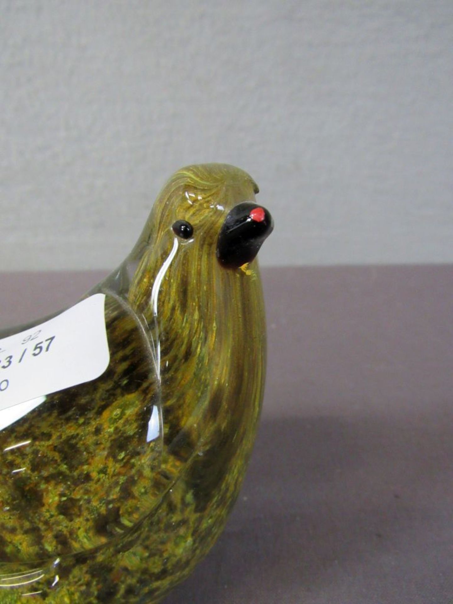 Glasskulptur Vogel 14,5cm lang evtl - Image 3 of 6