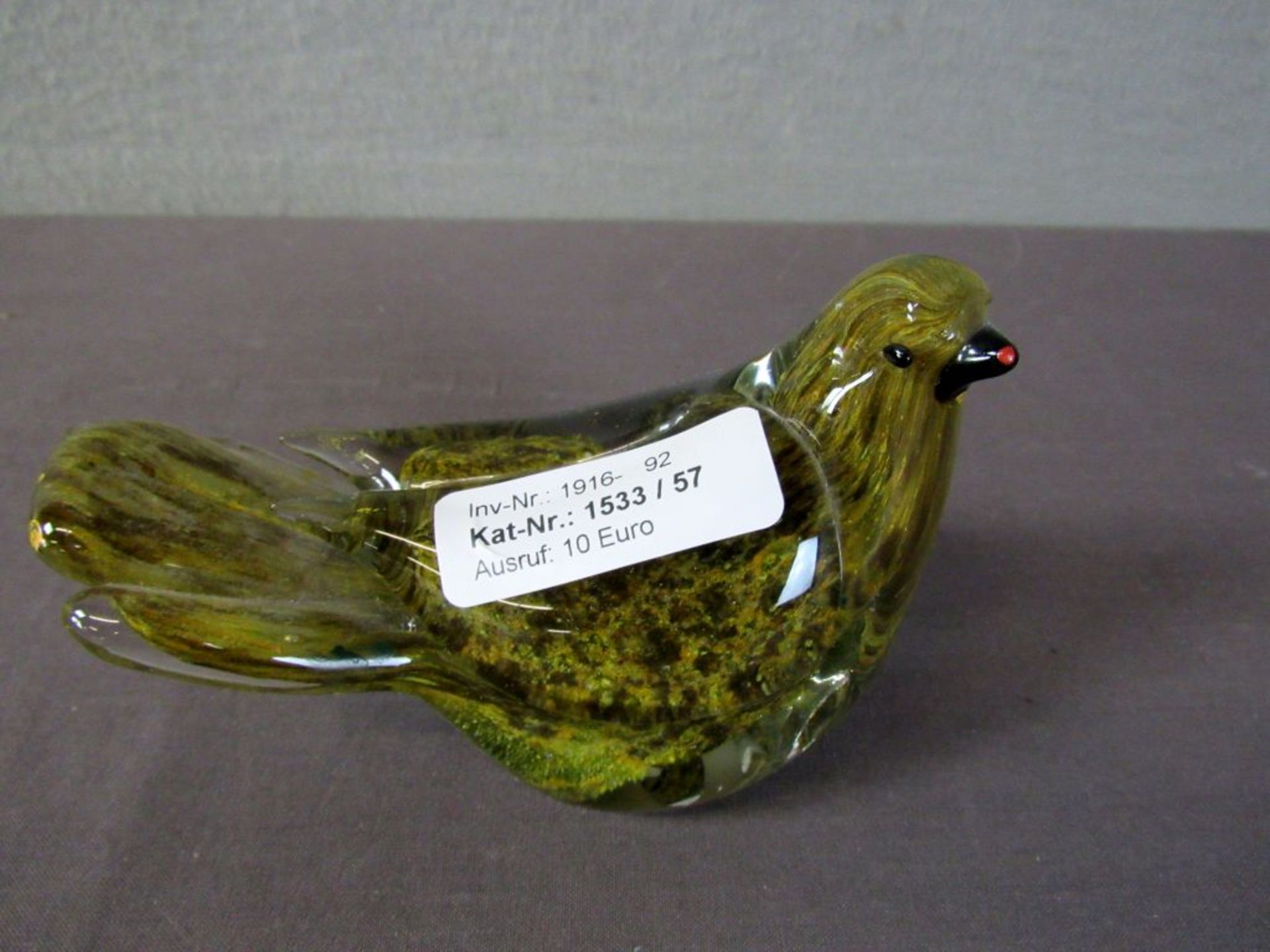 Glasskulptur Vogel 14,5cm lang evtl - Image 2 of 6
