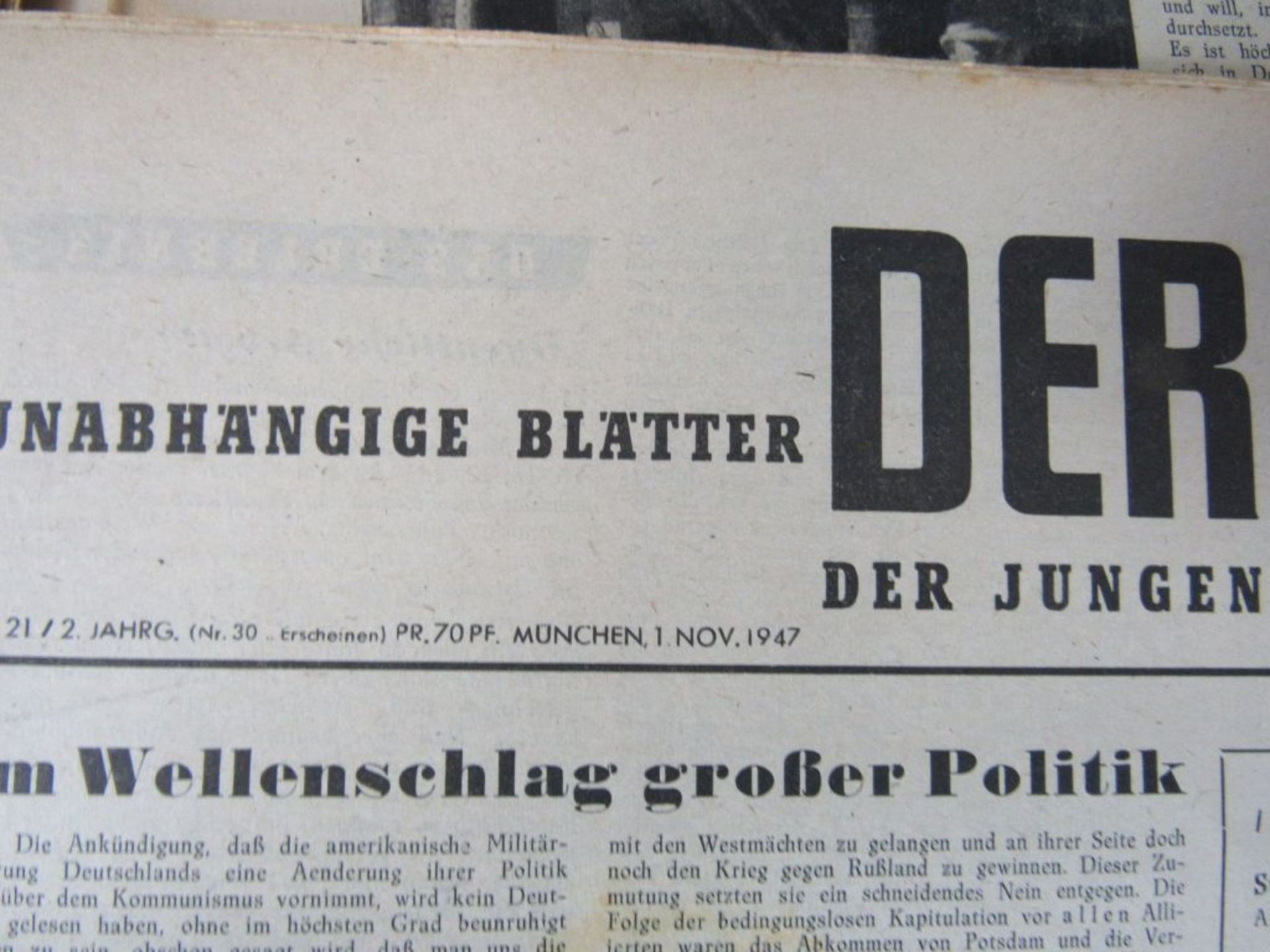 Großes Konvolut Zeitungen unabhängige - Bild 6 aus 8