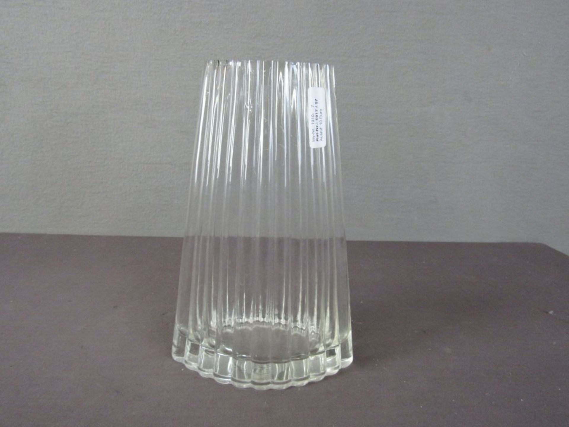 Designervase 20er Jahre Glas 32cm