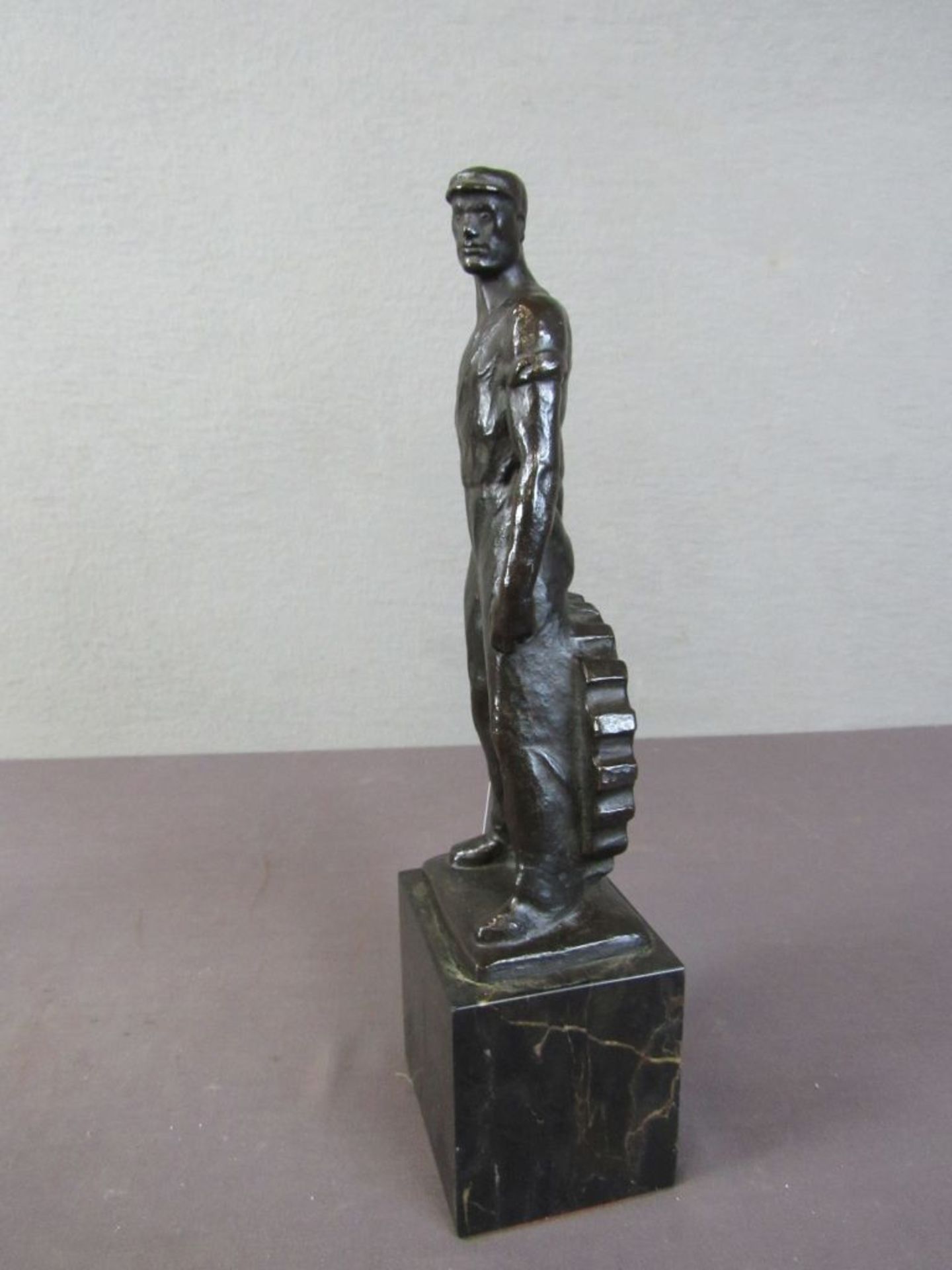 Bronzeskulptur Ernst Seger 30er Jahre - Bild 7 aus 8