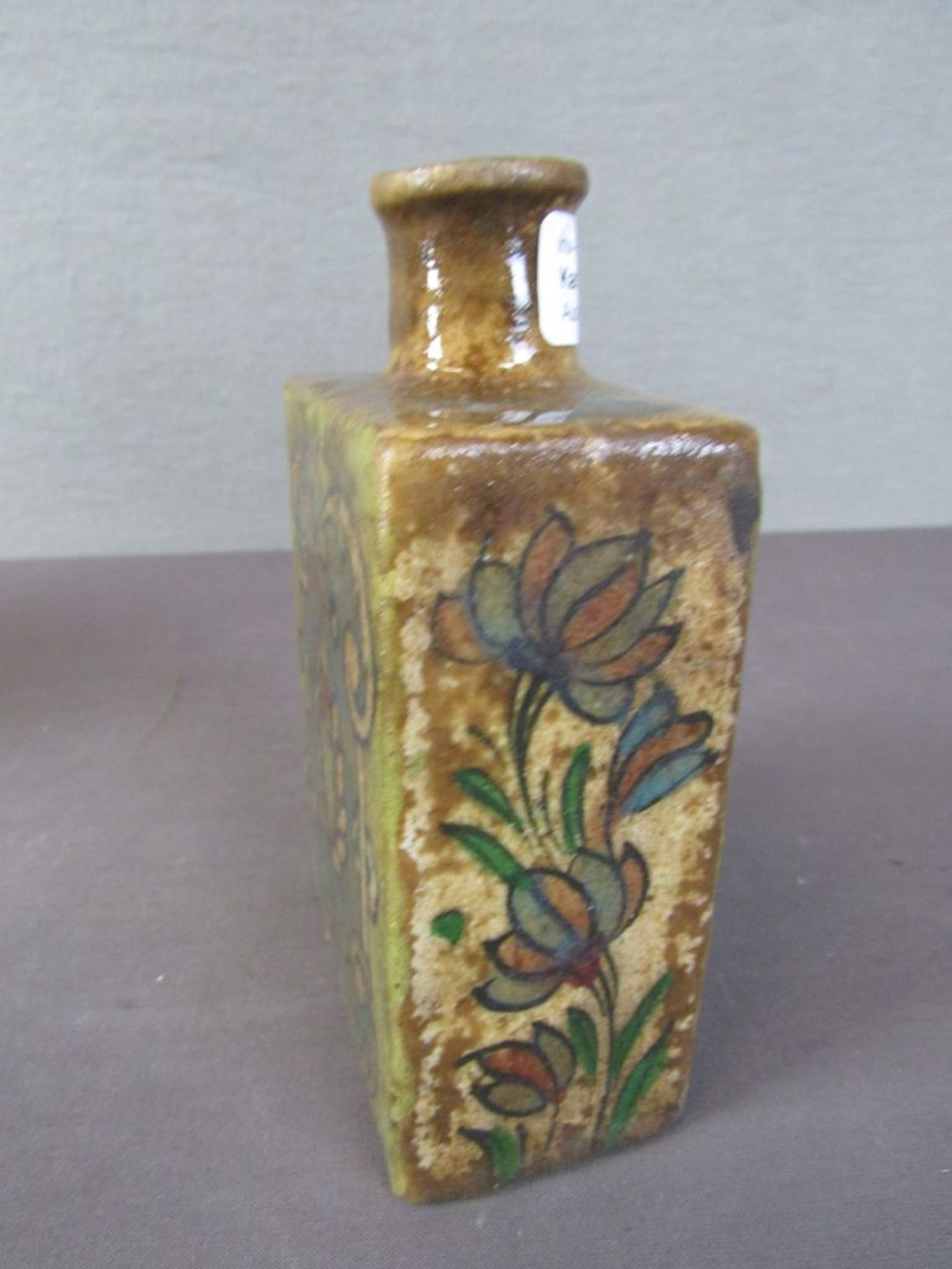 Antike persische Flaschenvase Fayence - Image 2 of 4