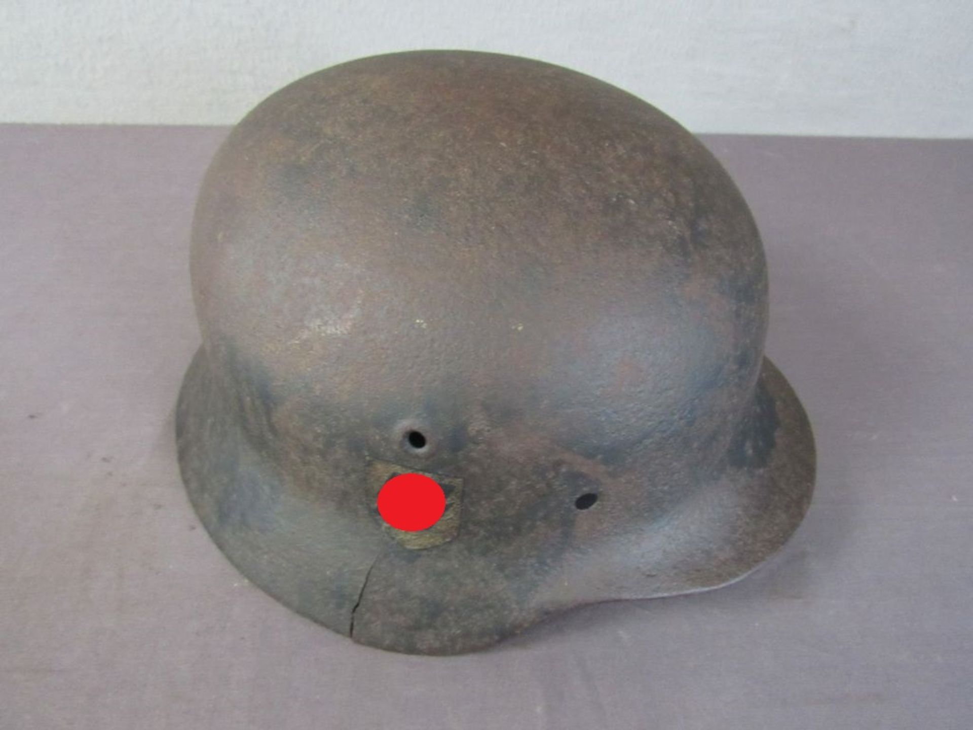 Stahlhelm SS mit Decals Scheunenfund - Bild 2 aus 10