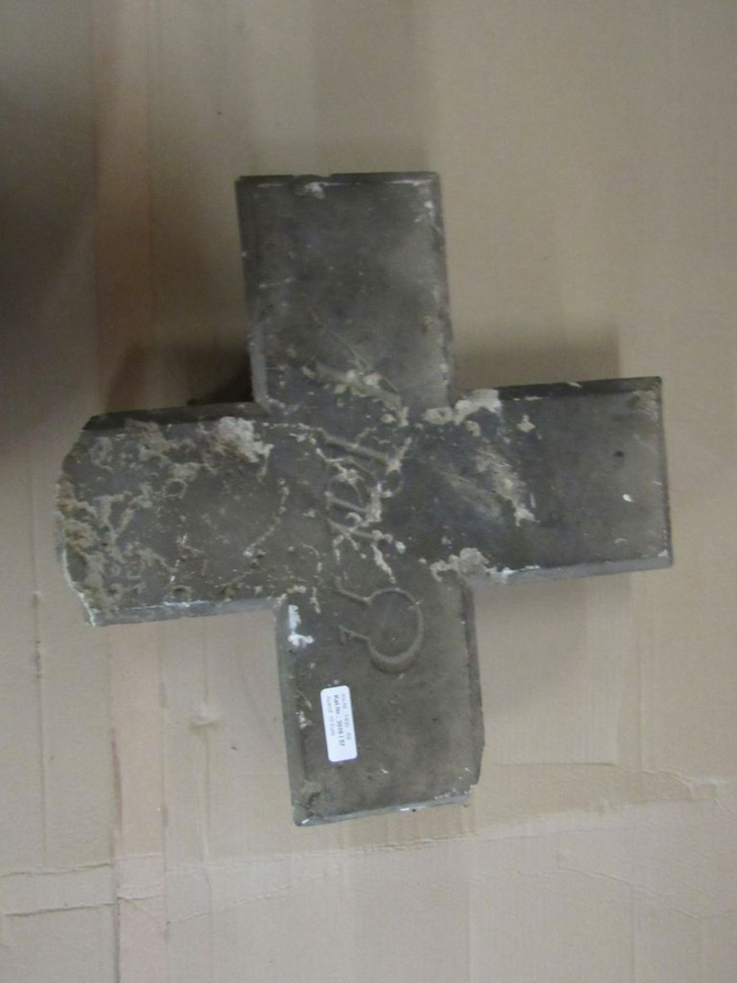 Antikes Grabkreuz Fragment - Bild 5 aus 6