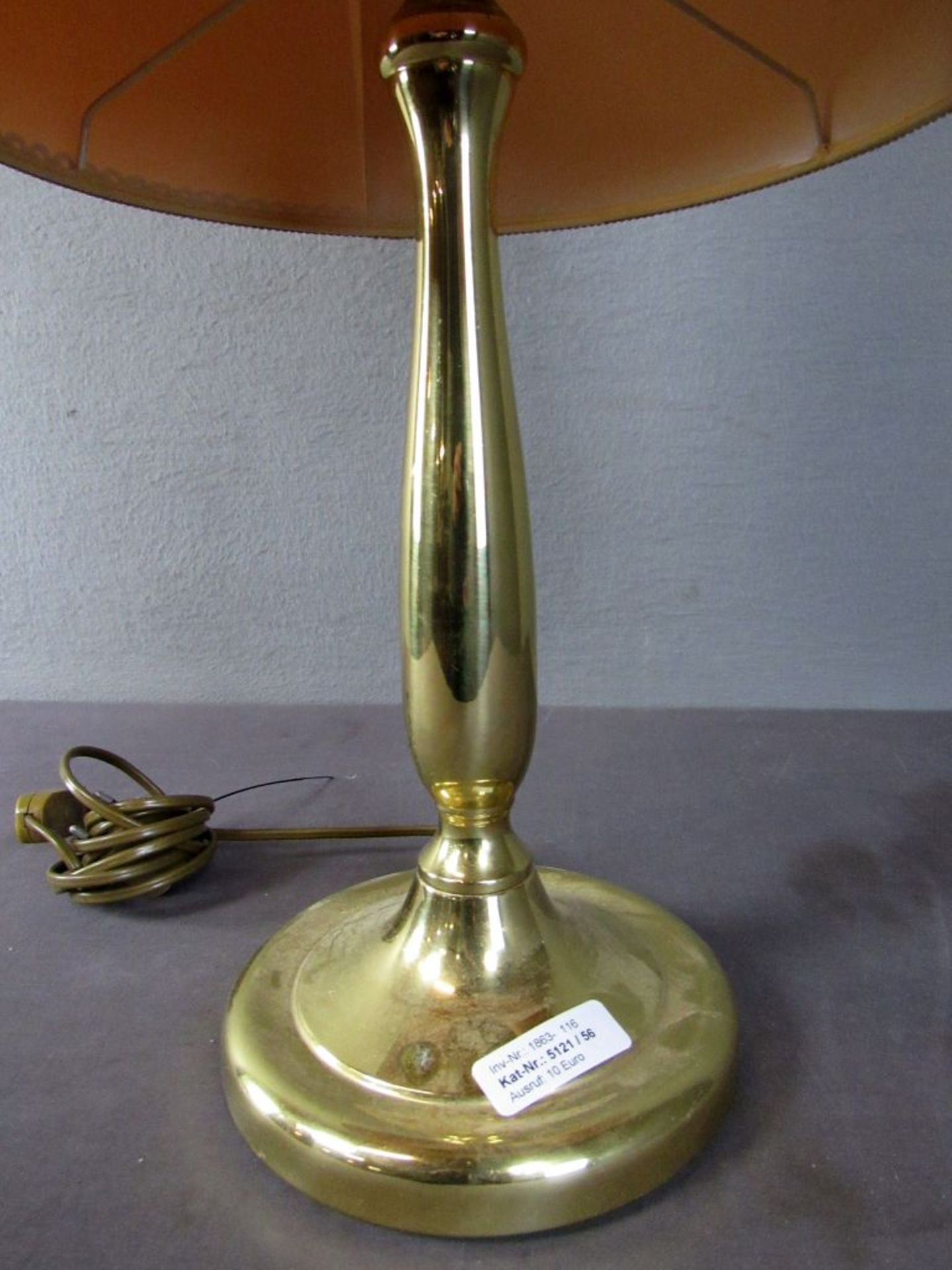 Tischlampe Messing 63cm - Image 4 of 5