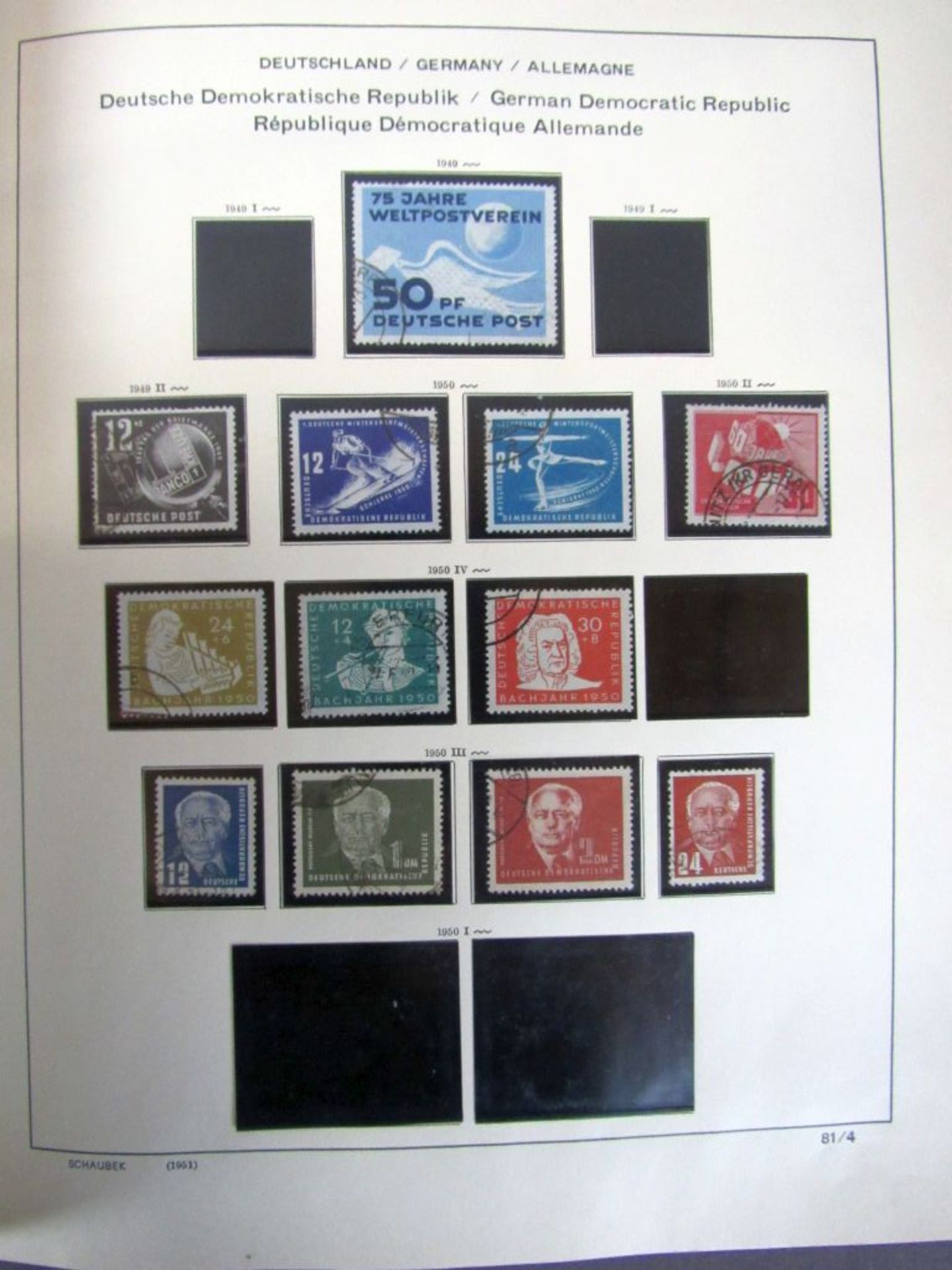 DDR Sammlung aus 1948-1964 meist - Image 2 of 9