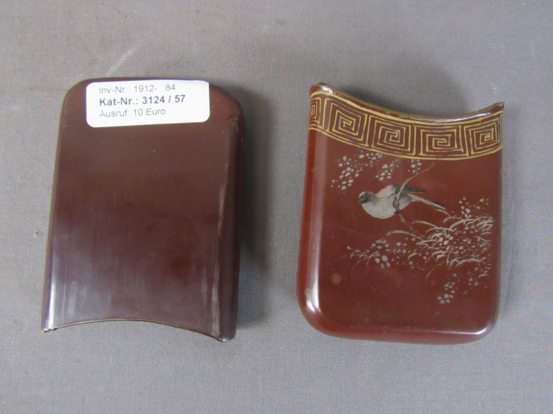 Antikes Lack-Etui Japan Meiji