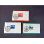 Drei Briefmarken deutsches Reich mit