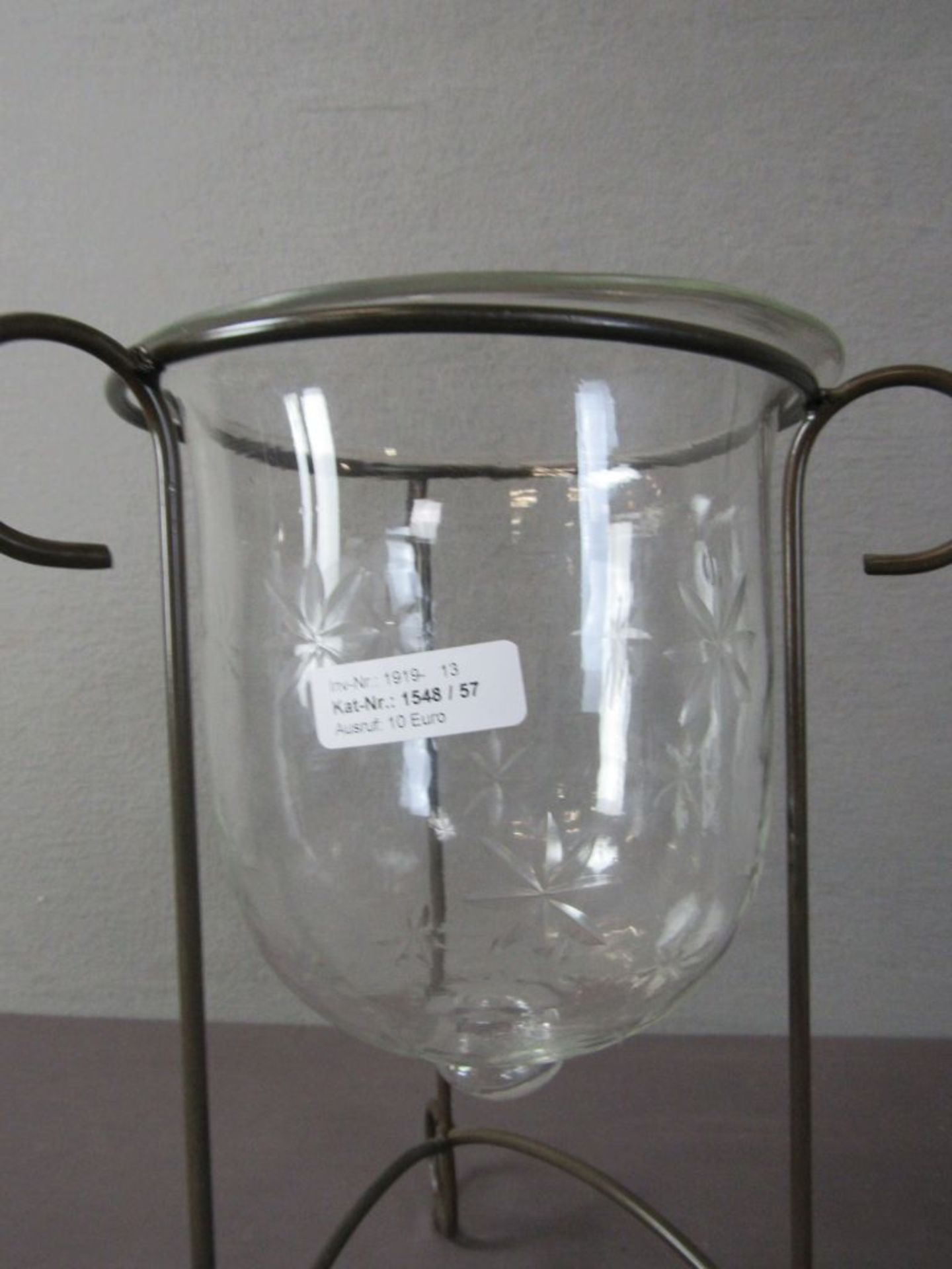 Windlicht Glas und Metall 36cm - Image 3 of 4