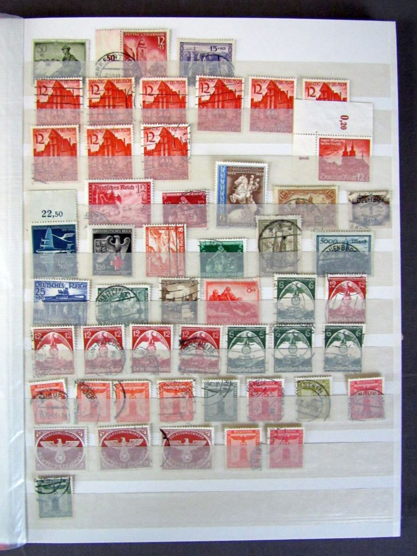 Prall gefülltes Briefmarkenalbum 1. - Image 5 of 12