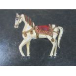 Gemälde Pferd Öl auf Pappe