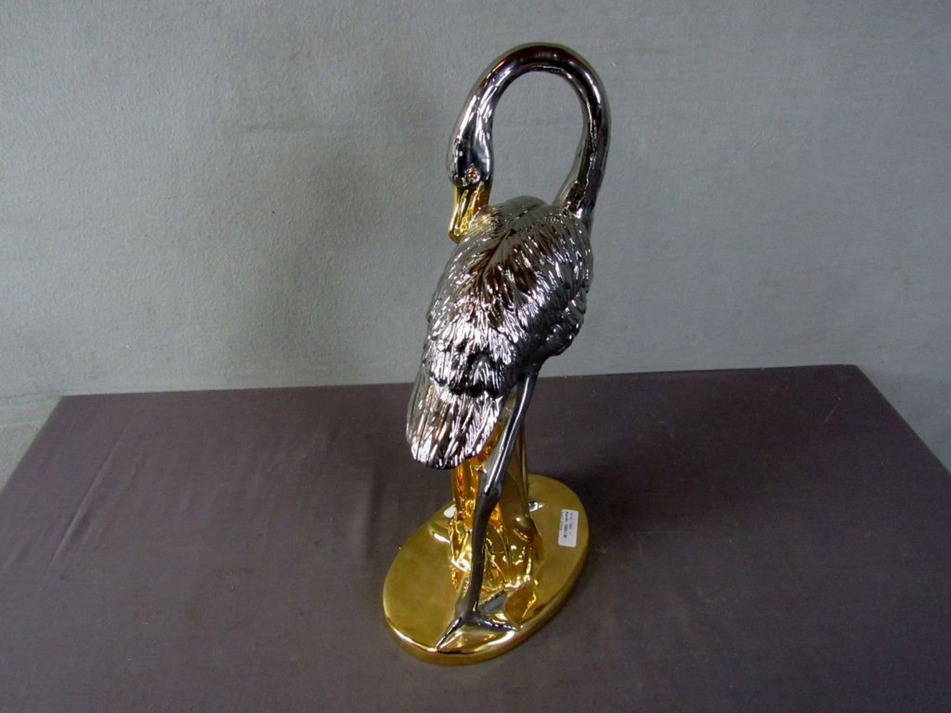 Flamingo Porzellan Gold/Silber Dekor - Image 7 of 8