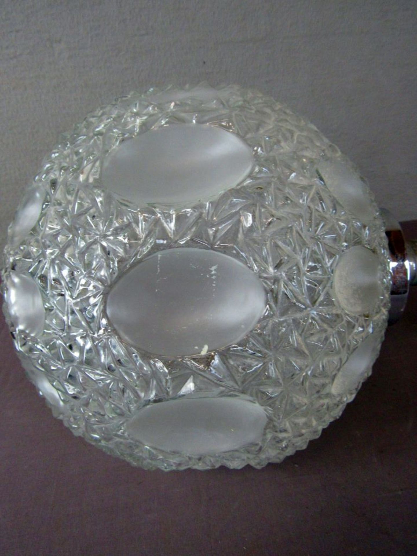 Vintage 70er Jahre Kugellampe Glas - Image 3 of 5