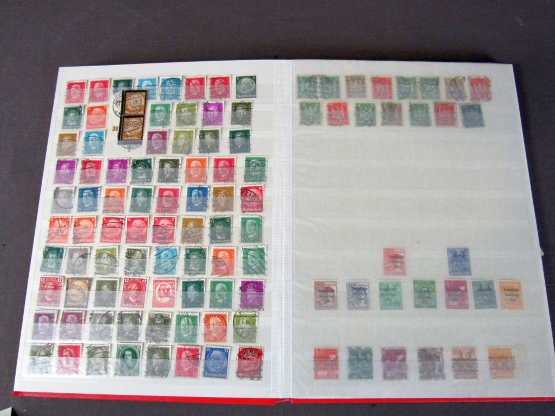 Prall gefülltes Briefmarkenalbum 1. - Image 7 of 12