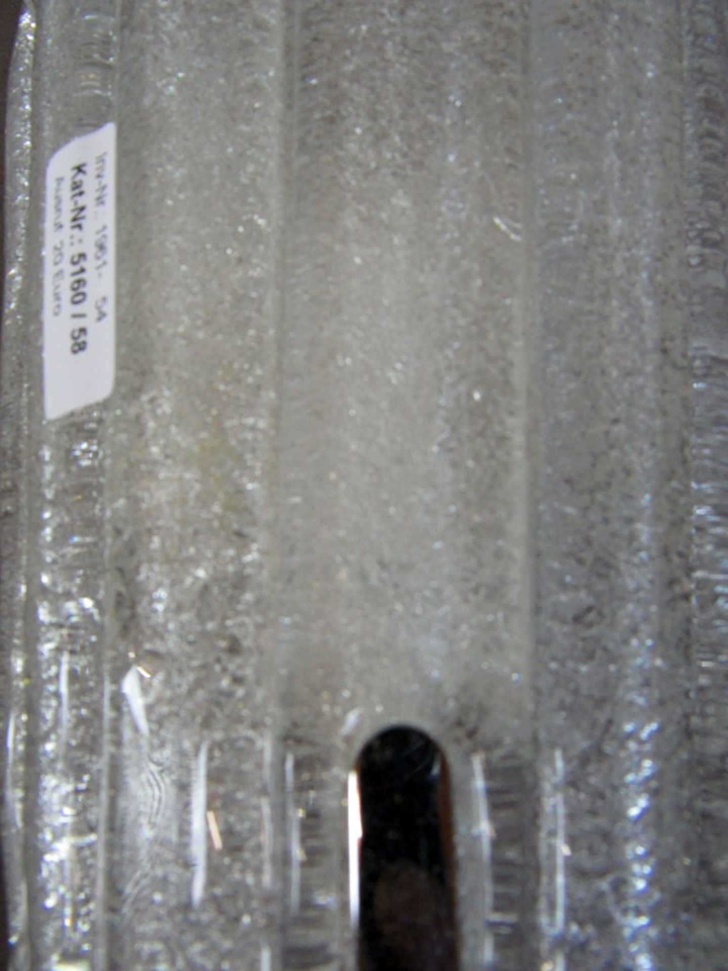 Wandleuchte wohl Kalmar Eisglas 30cm - Bild 5 aus 6