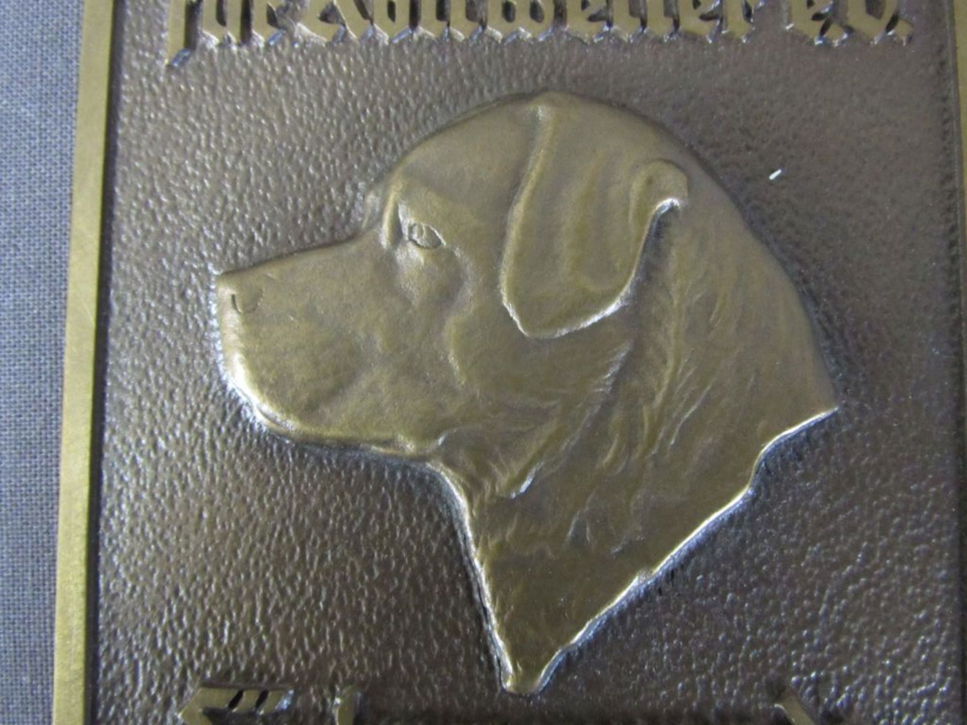 Bronzeplakette Rottweiler e.V. in - Image 6 of 6