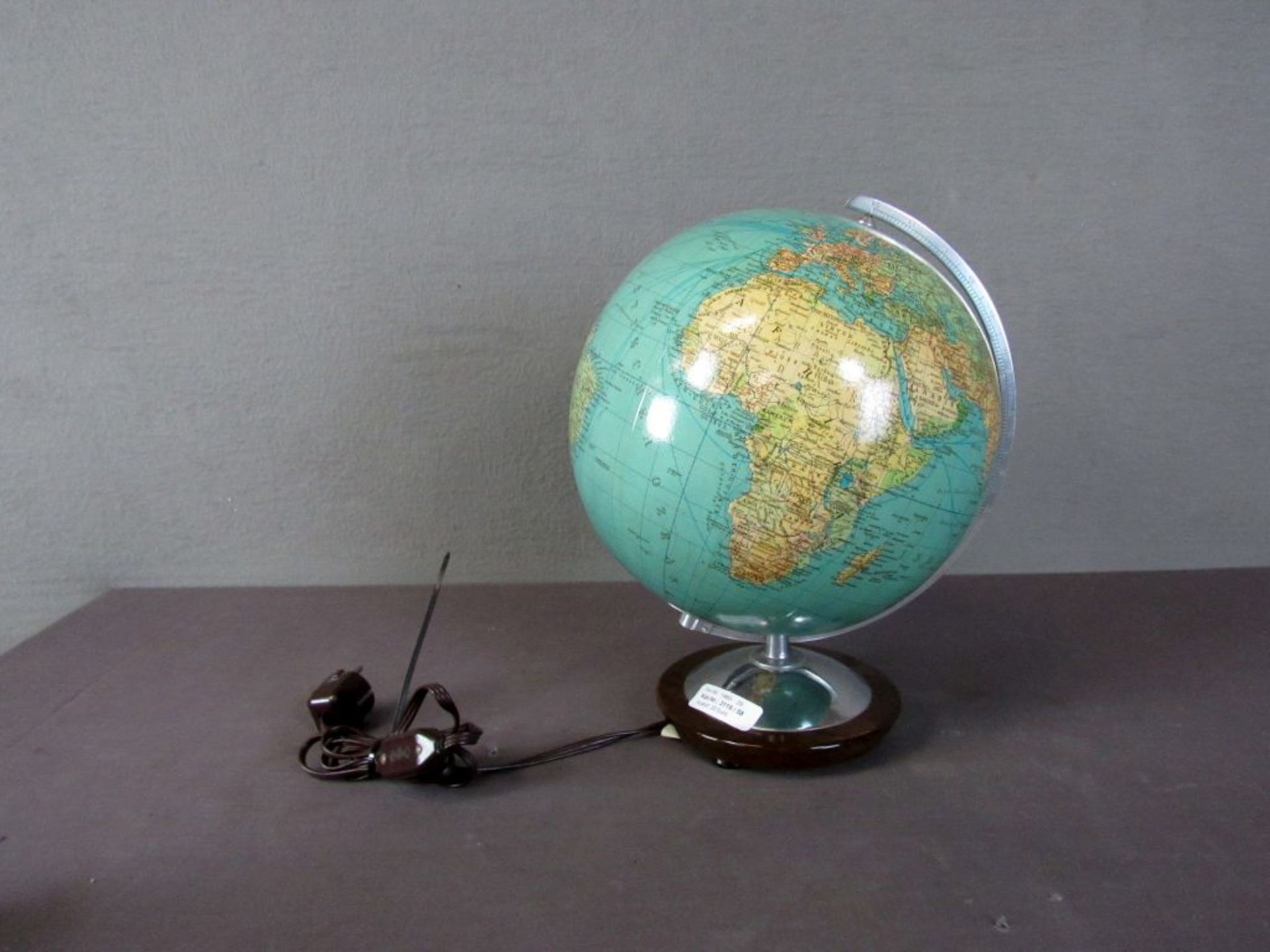 Vintage Art Deco beleuchteter Globus - Bild 2 aus 5