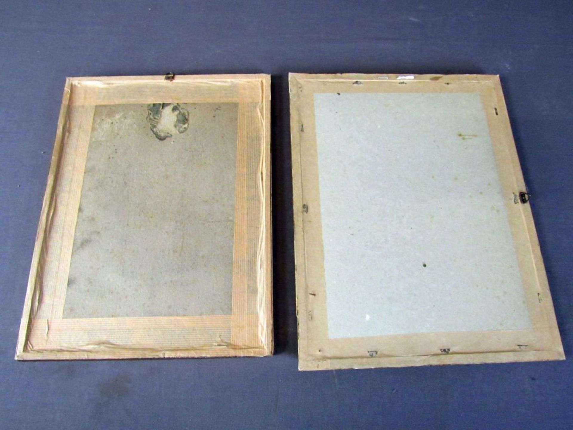 Zwei ältere Drucke Hinterglas 1x Glas - Image 8 of 8