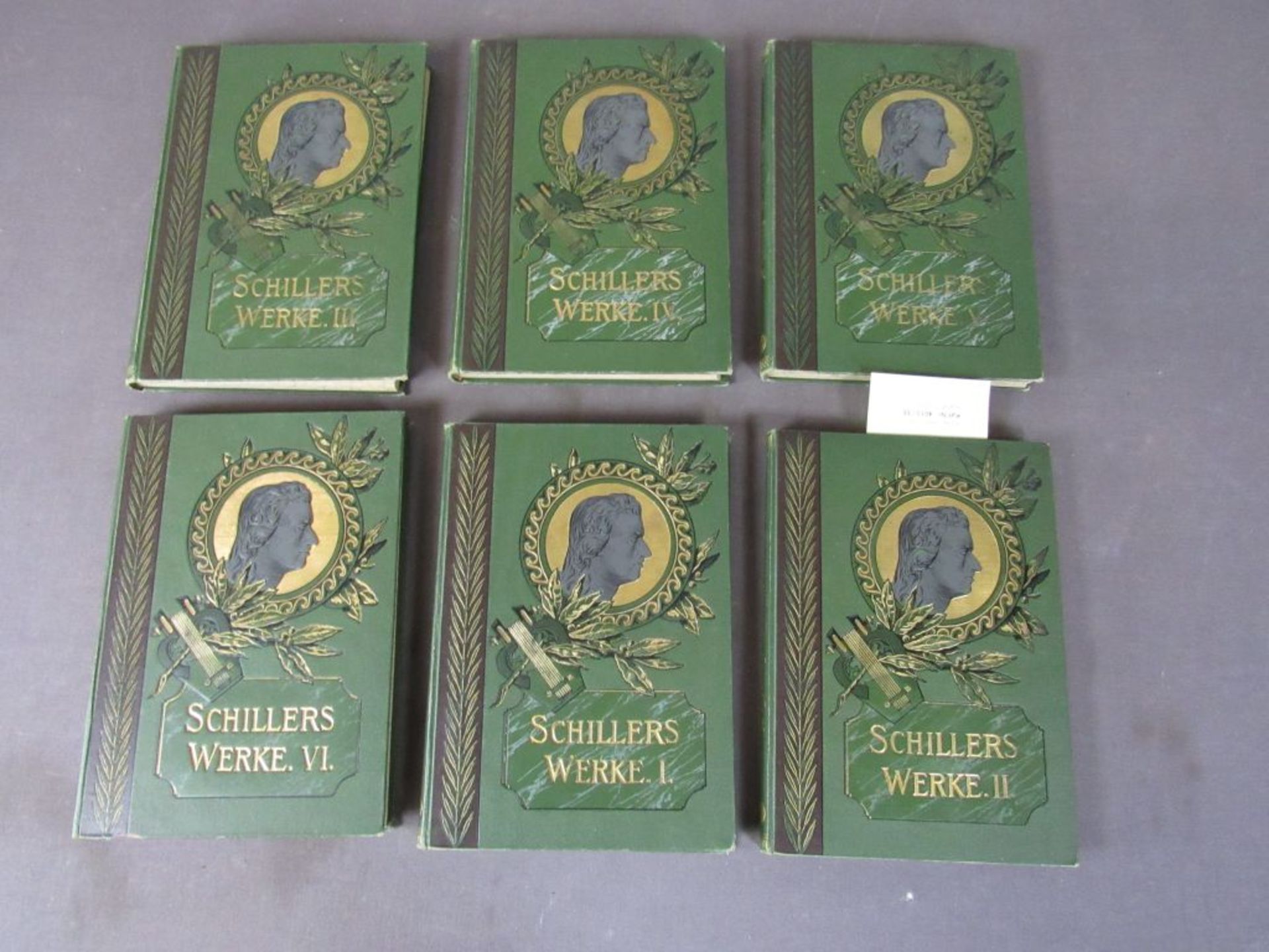 Schillers Werke Band 1-6 um 1920 guter