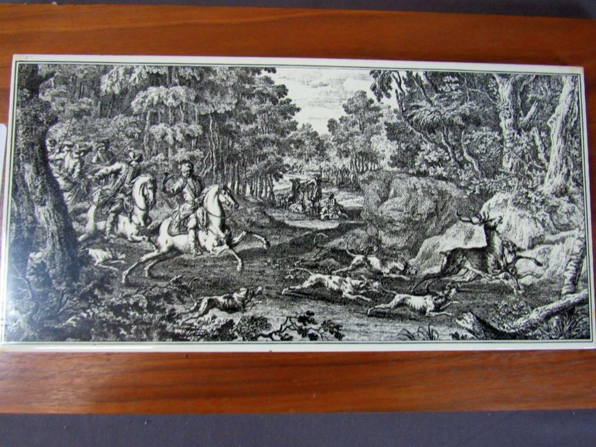Drei Fliesenbilder auf Holz - Image 2 of 7