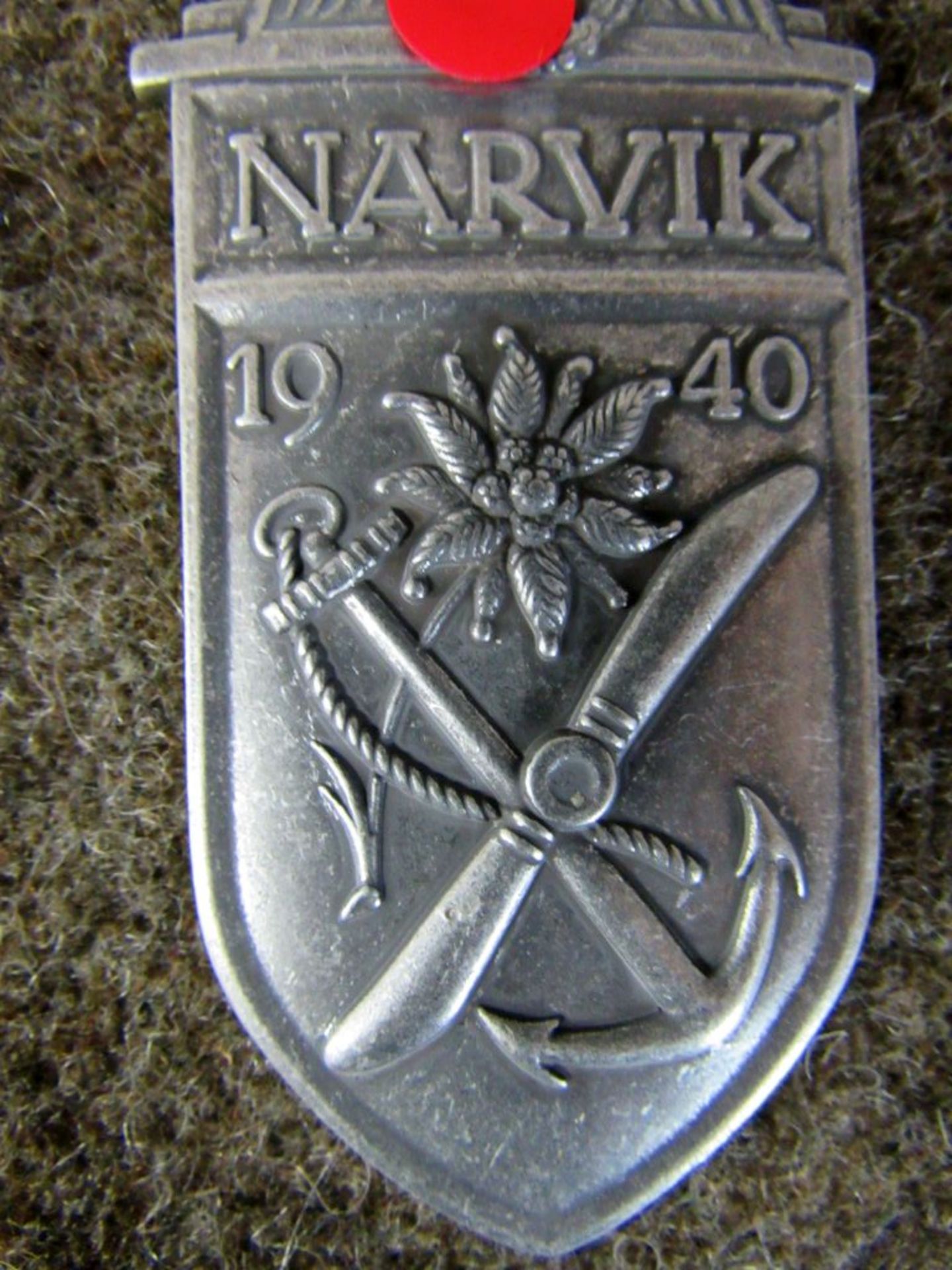 Narvik Schild auf Stoff rückseitig mit - Image 3 of 8