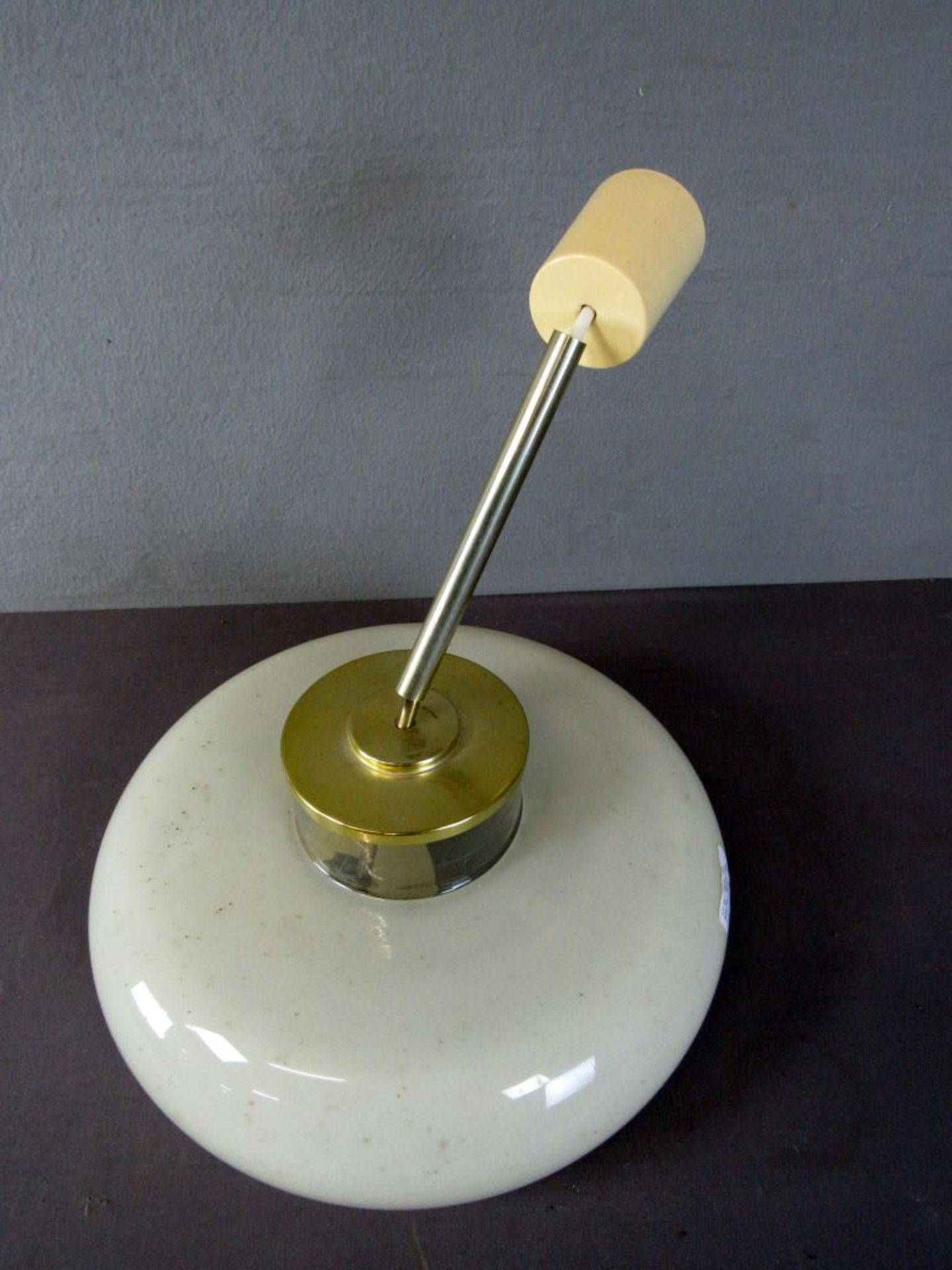 Deckenlampe Glas und Messing Vintage - Image 2 of 6