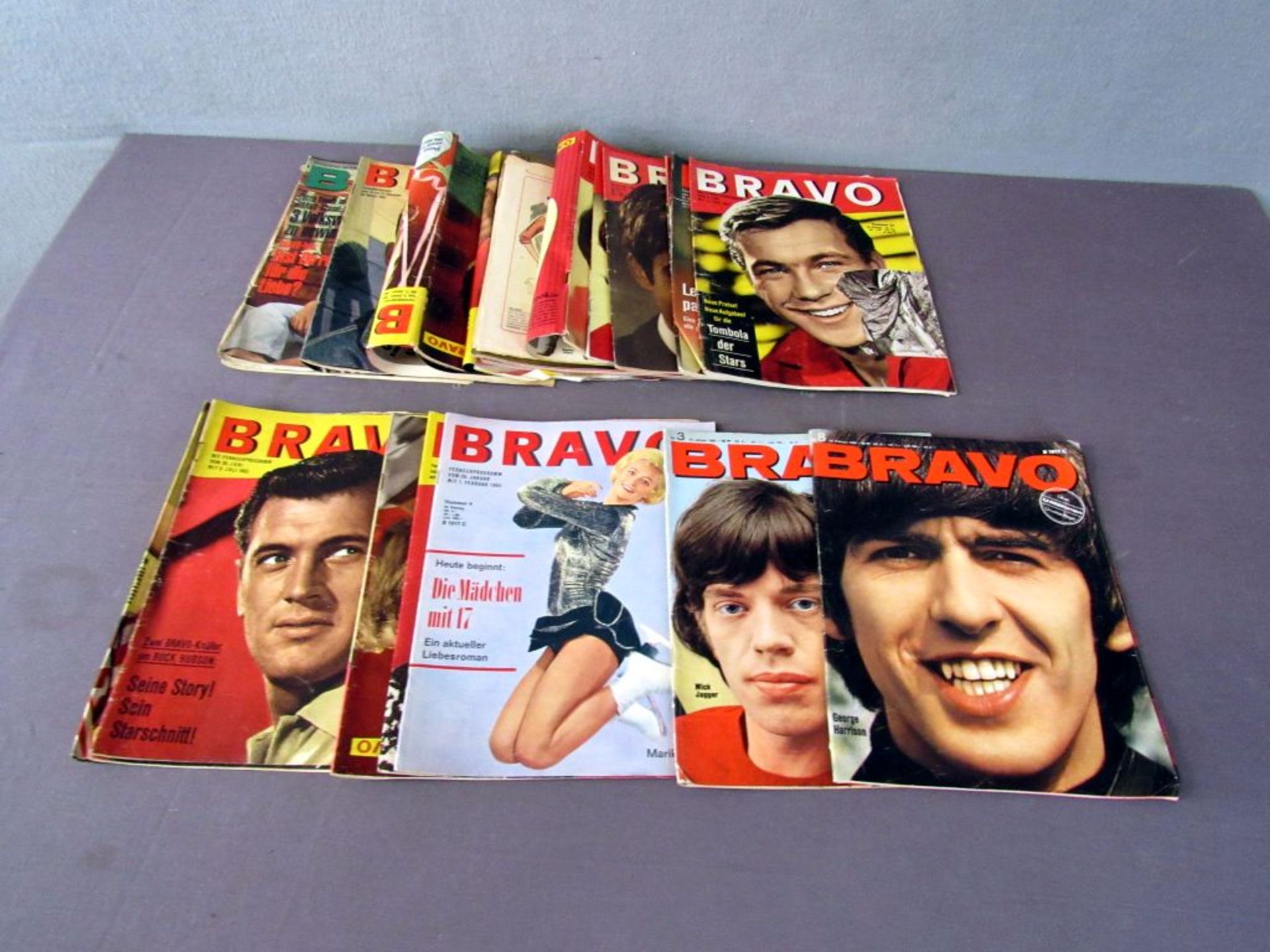 Konvolut 20 Zeitschriften Bravo 60er