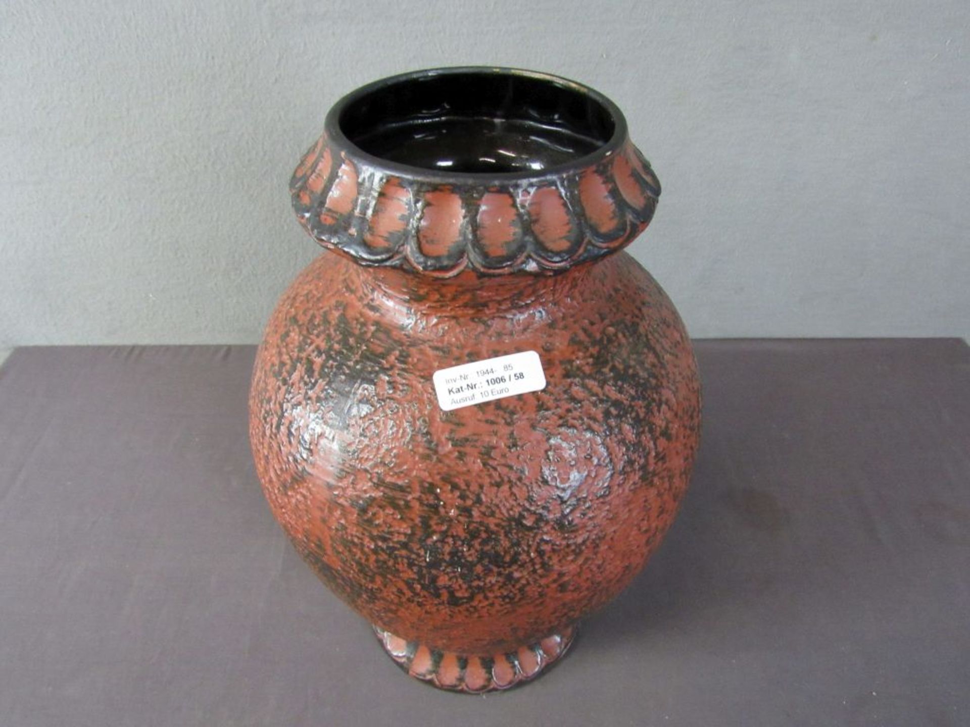 Bodenvase Keramik 60er Jahre - Image 2 of 5