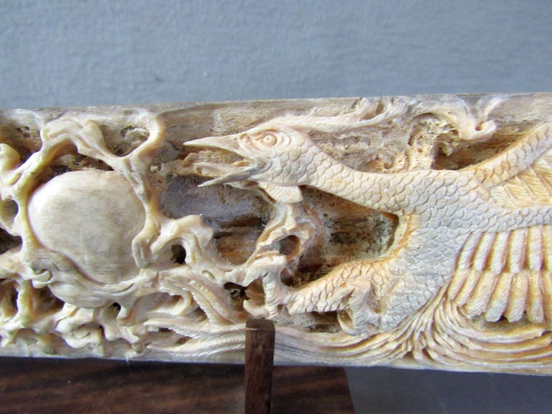 Antiker geschnitzter asiatischer - Image 2 of 10