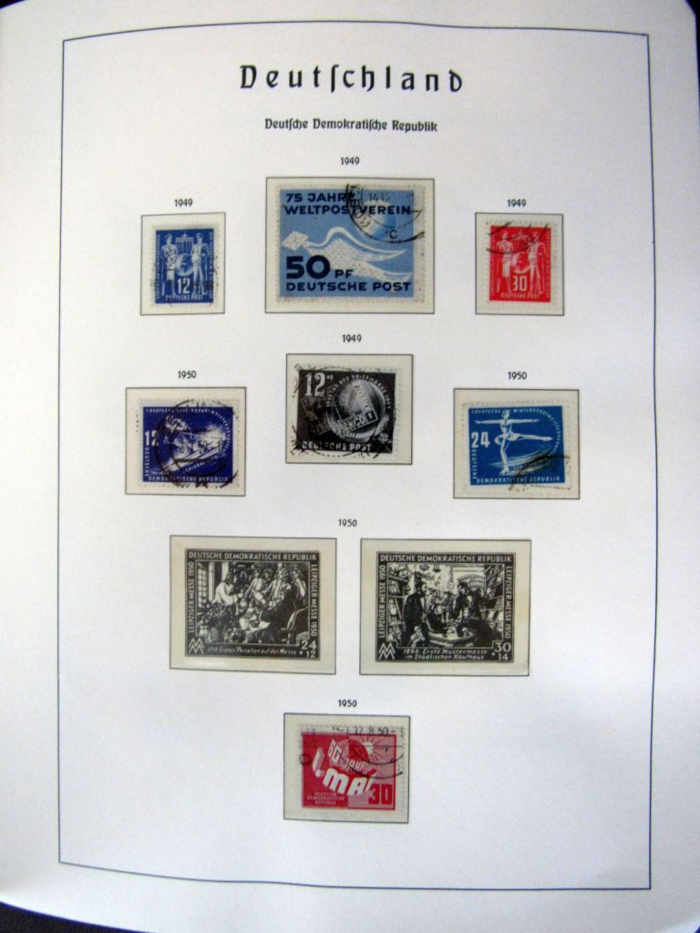 DDR Sammlung aus 1949-1970 im - Image 2 of 8