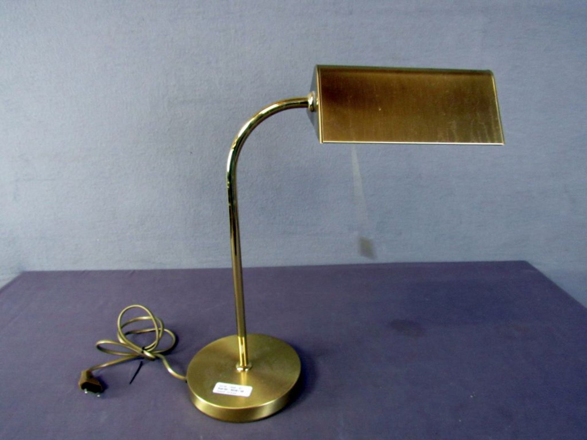 Bankerlampe Messing