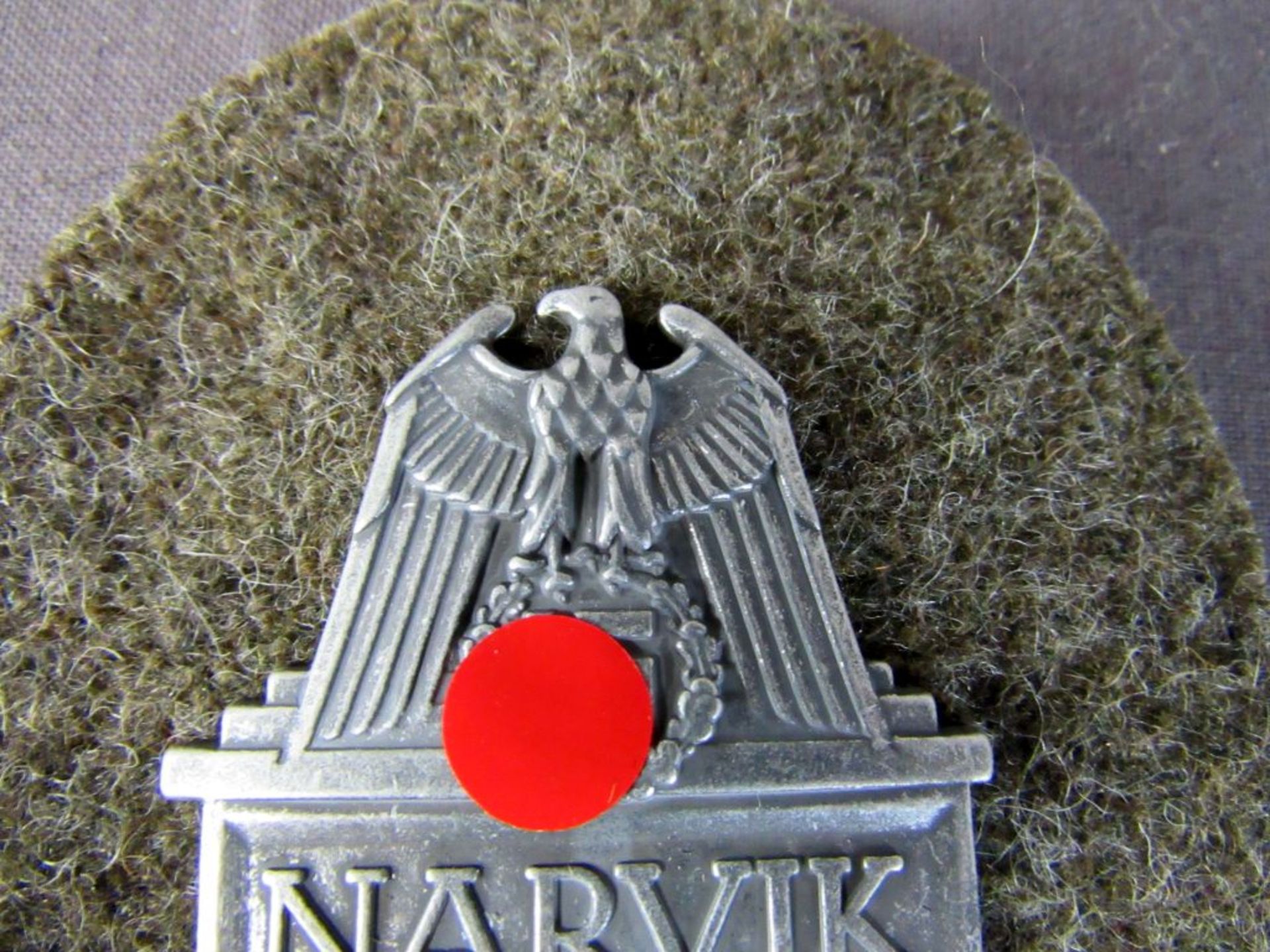 Narvik Schild auf Stoff rückseitig mit - Image 2 of 8
