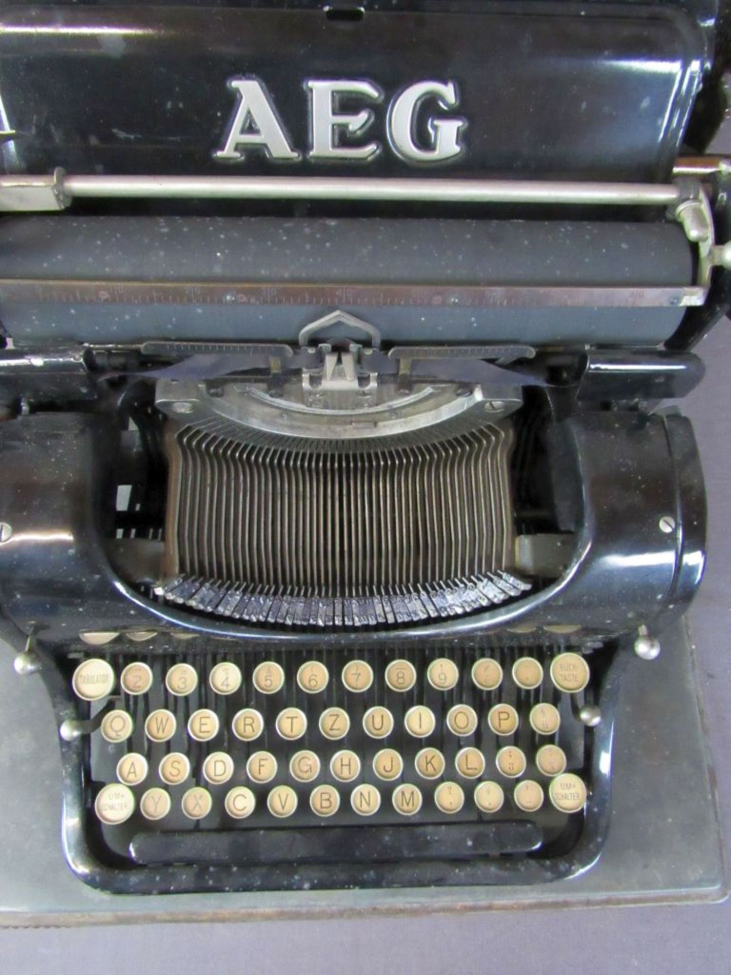 Schreibmaschine AEG schwarz im - Image 4 of 7