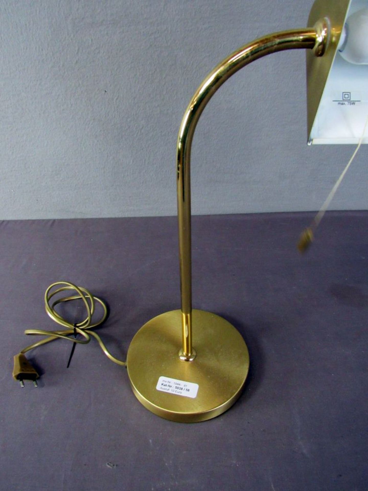 Bankerlampe Messing - Image 3 of 4