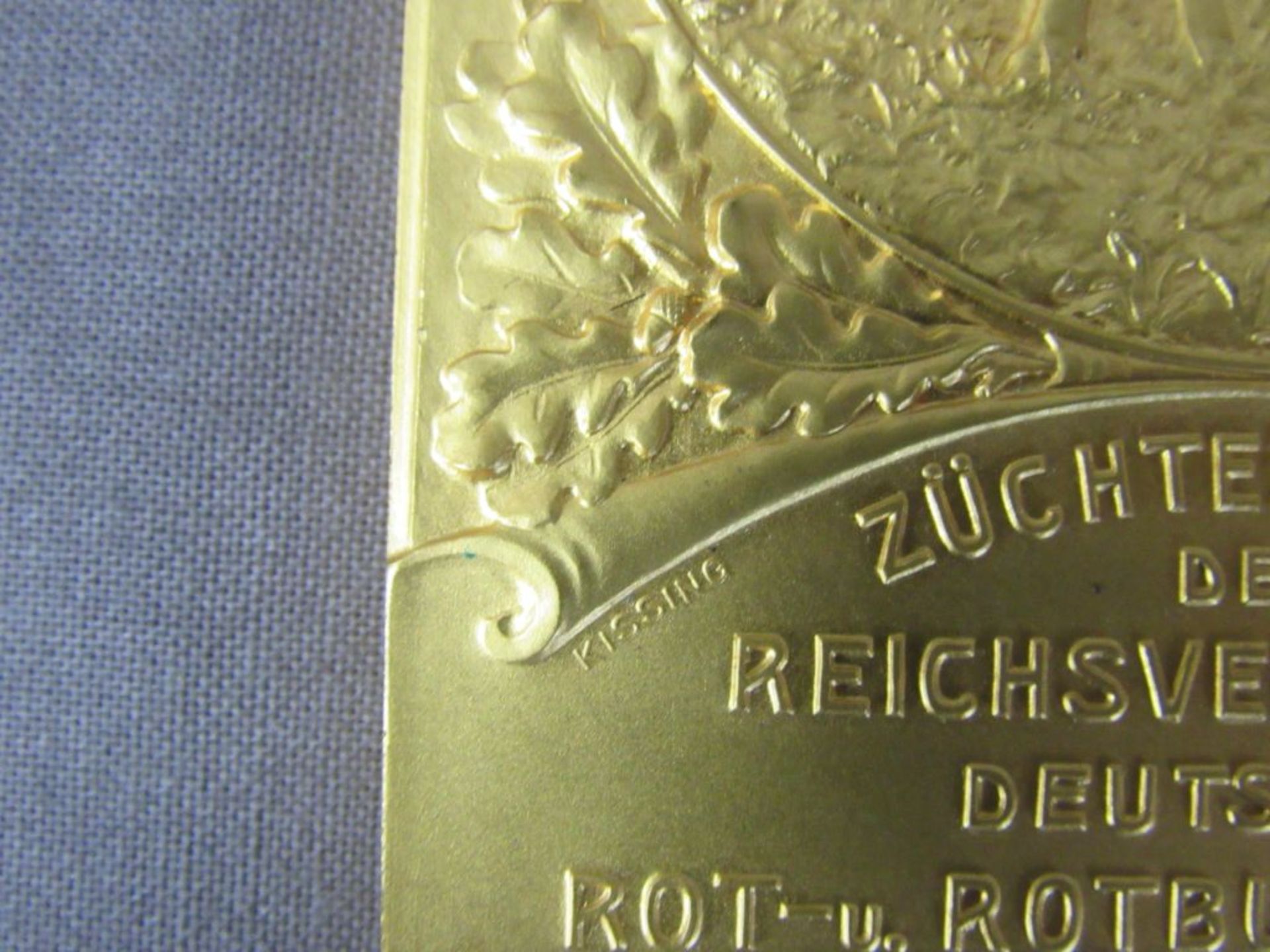 Plakette 3. Reich Züchterpreis des - Image 9 of 9