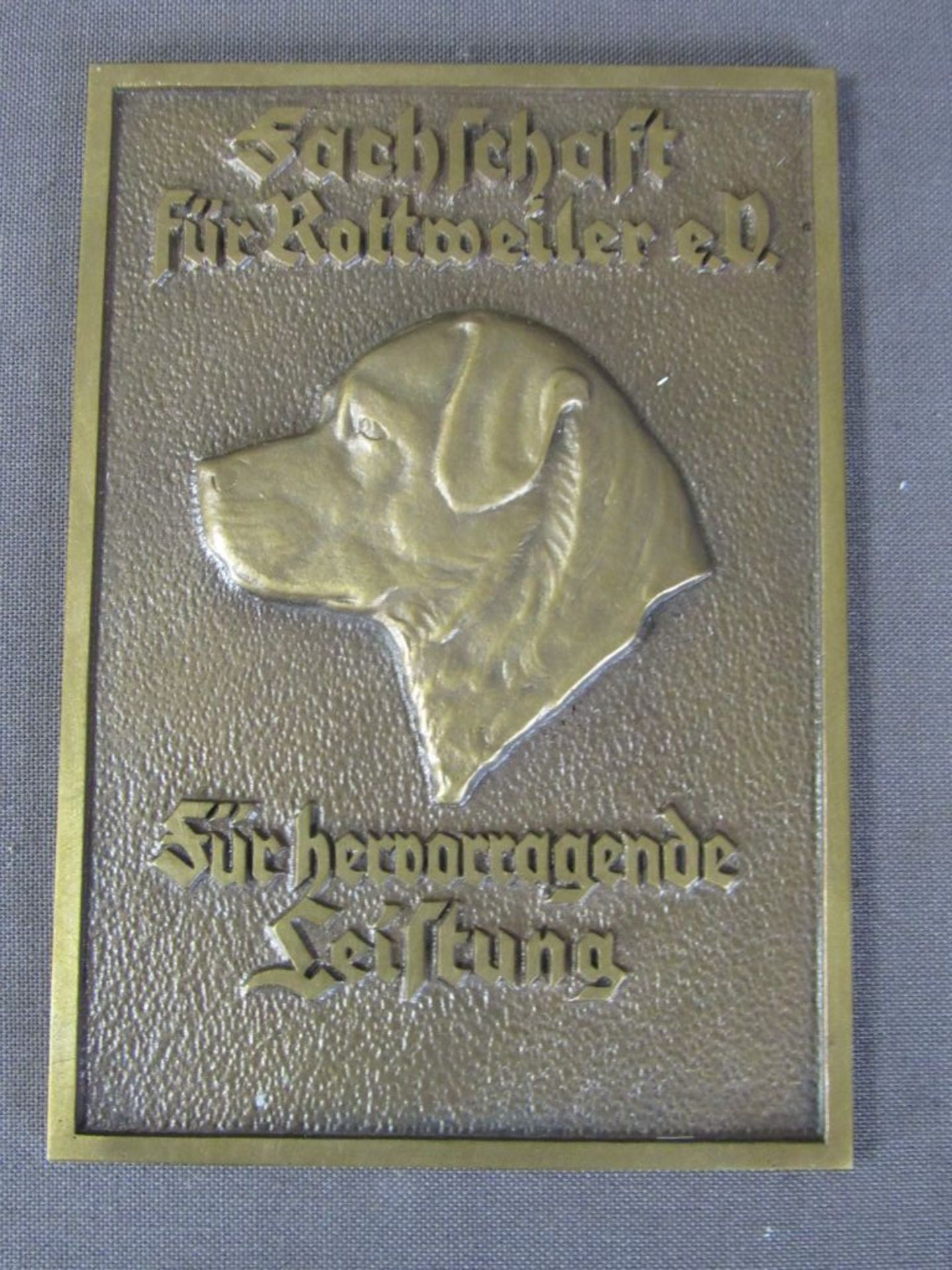 Bronzeplakette Rottweiler e.V. in - Image 3 of 6