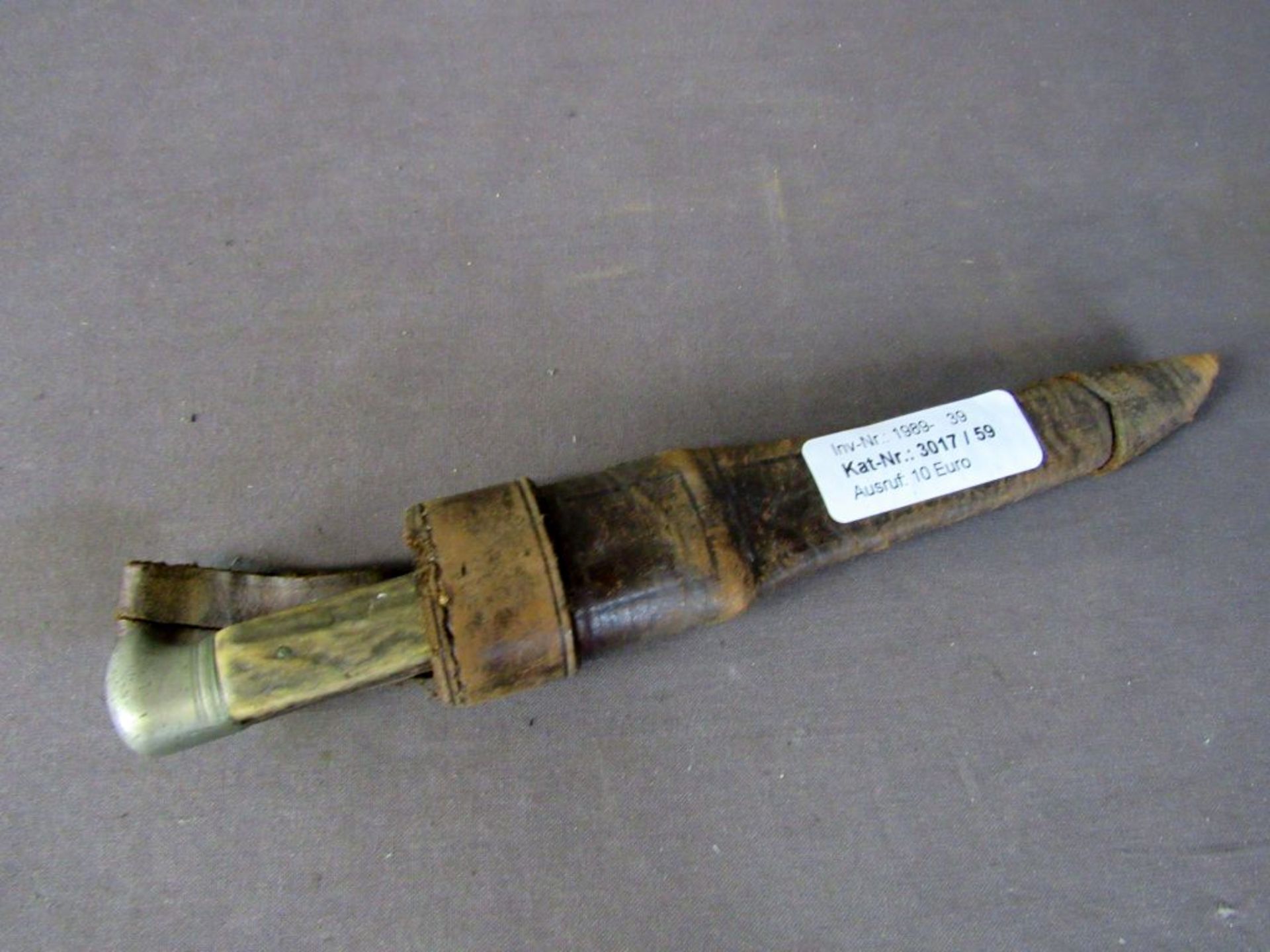 Antikes Jagdmesser um 1900 Gesamtlänge